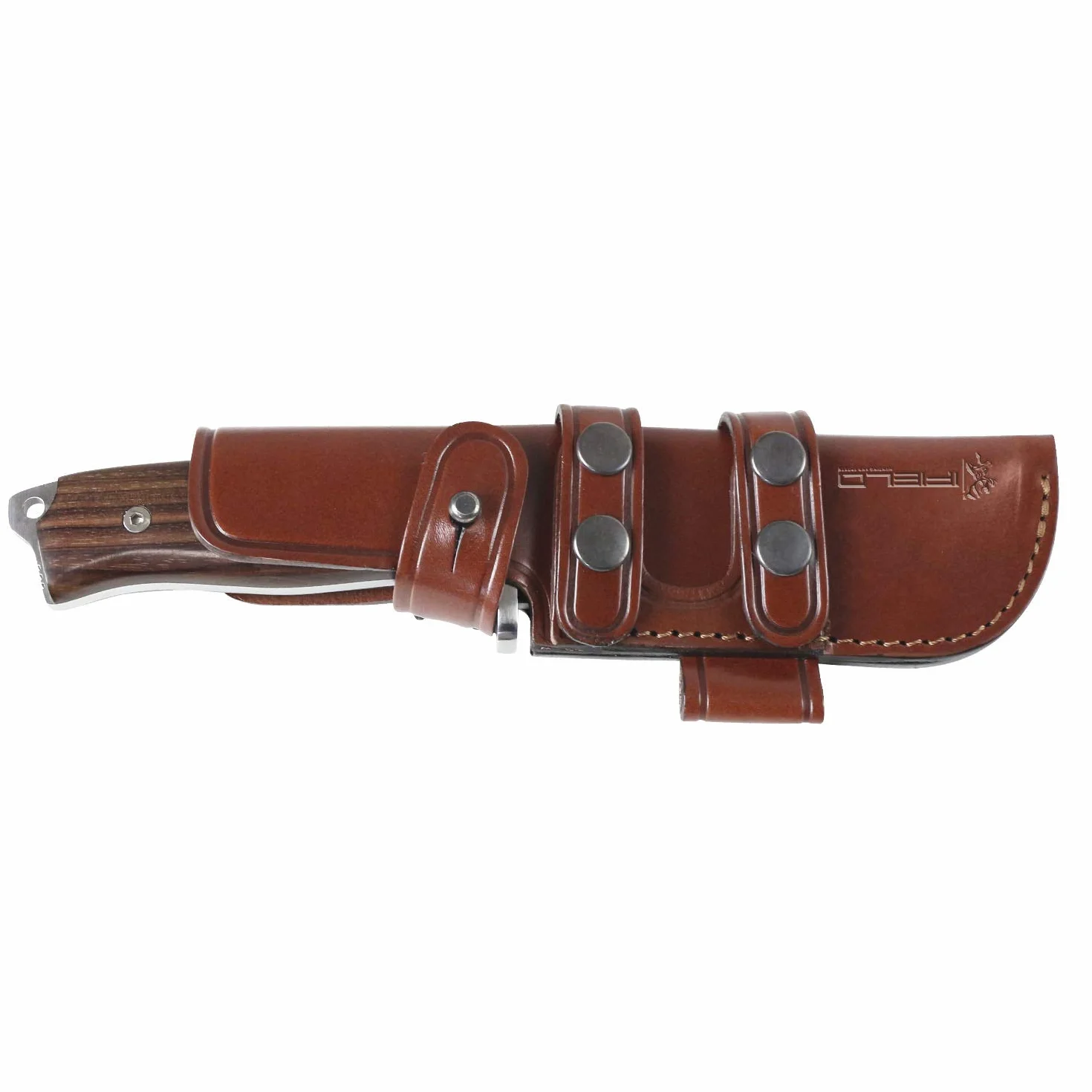 iFIELD EL29105 Multifunzionale escursioni, caccia e sopravvivenza coltello per l'esterno, manico in legno di Cocobolo con acciaio inox MOVA-58, fatto in Albacete (Spagna)