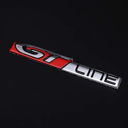 Adesivo laterale per auto, con logo, con scritta “GT Line”, adesivo decorativo