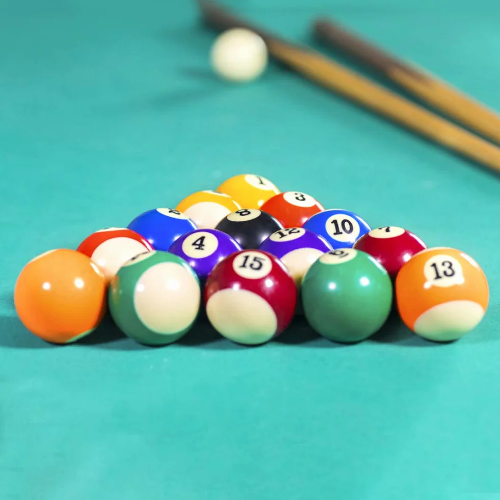Set di Palline da Biliardo 16 Pezzi 32mm Resina