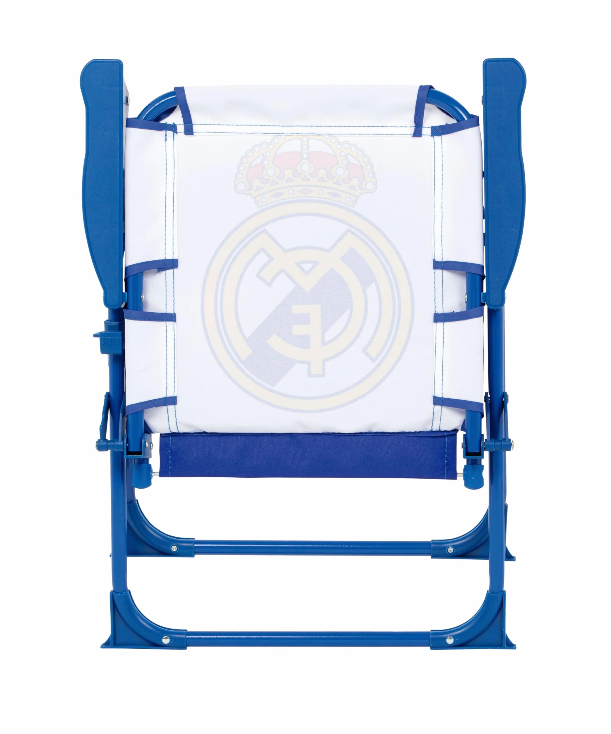 Real Madrid ARDITEX Sedia pieghevole con braccioli 38x32x53 cm per giardino campeggio