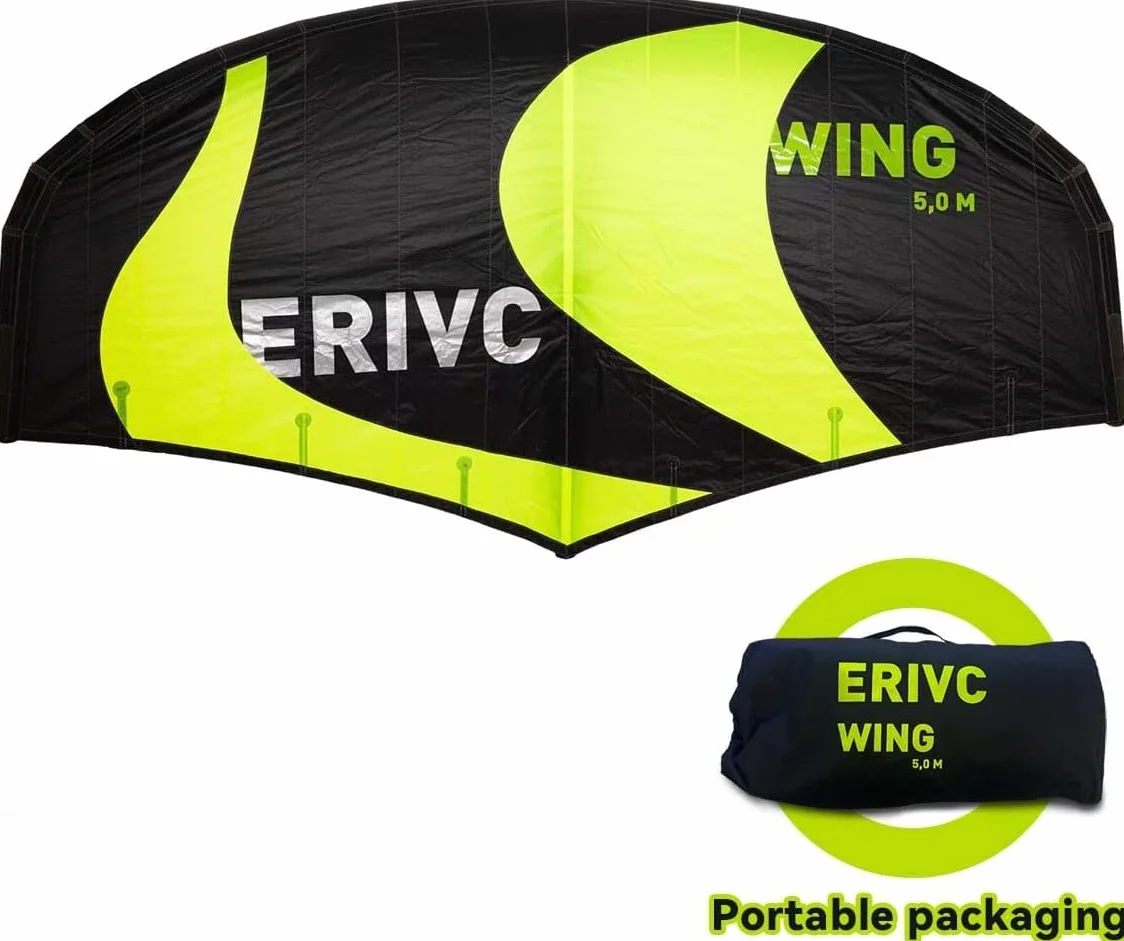 16.5FT Gonfiabile Wing Surfing Sport all'aperto Gonfiabile Vento Wing per surf in acqua, sci da neve, acqua Sportshigh Performance Wing
