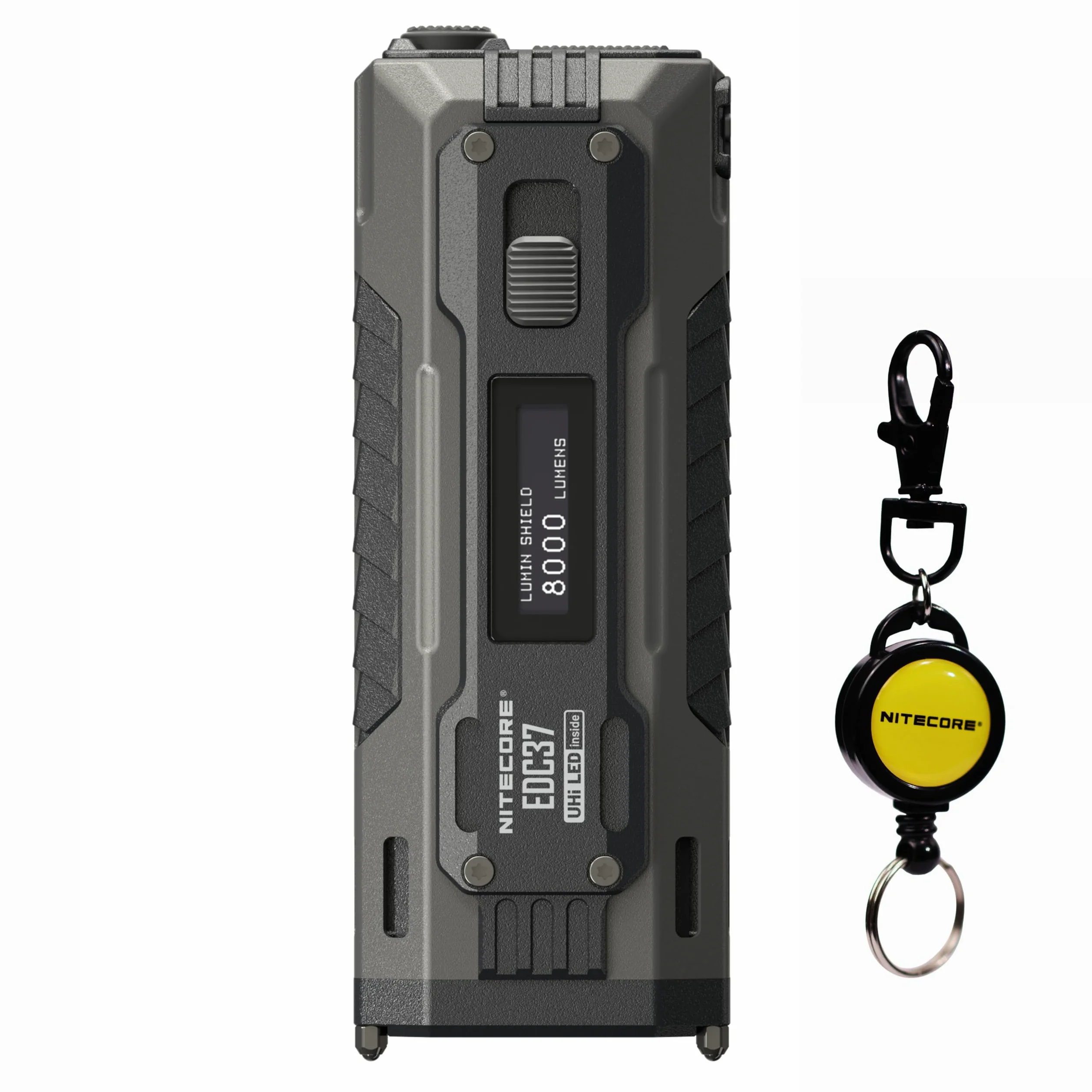 Nitecore EDC37 - Torcia tattica EDC da 8000 lumen con portachiavi retrattile