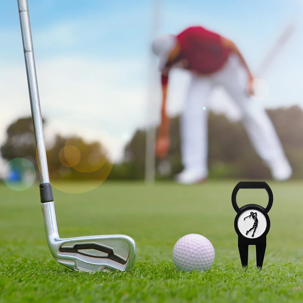 MiOYOOW Strumento di Riparazione Divot Golf con Apribottiglie