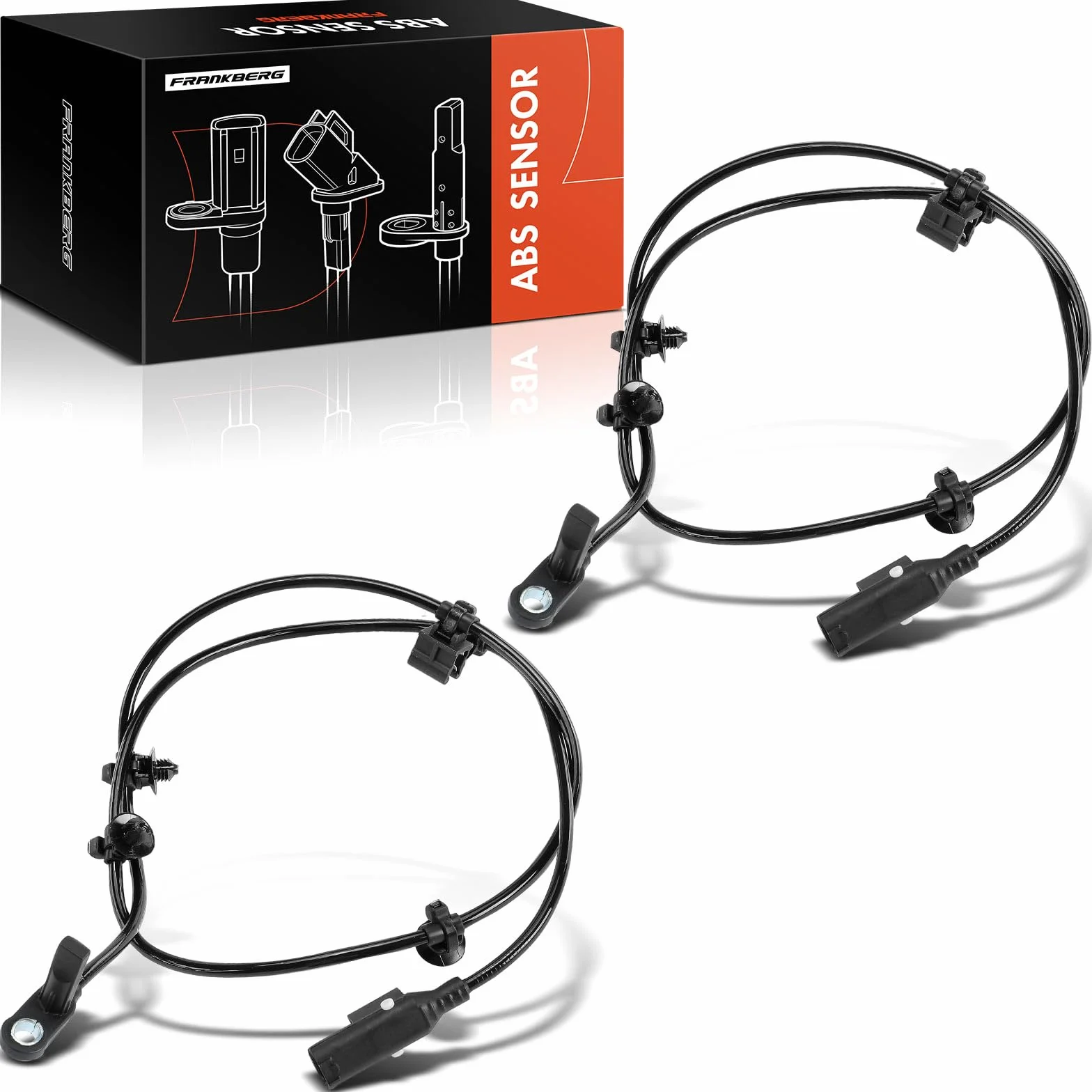 Frankberg 2x Sensori Velocità Ruota Sensore ABS Compatibile con V-Class W447 Vito Tourer W447 Marco Polo Camper W447 Vito Mixto (Double Cabin) W447 Vito Furgone W447 Replace# A4479059501