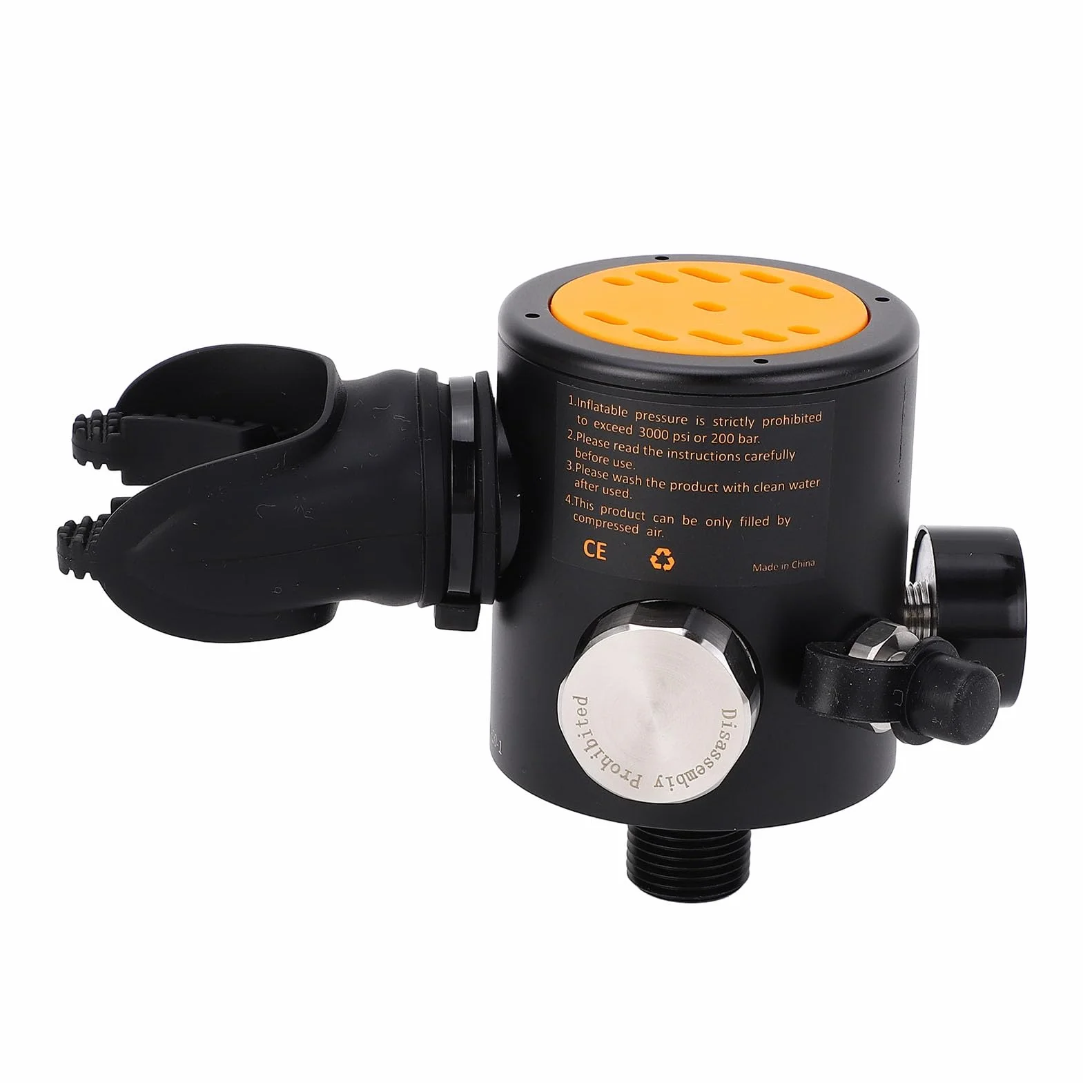 Valvola Immersione M18x1.5 Riduzione Pressione Respirazione Testa Cilindro Ossigeno