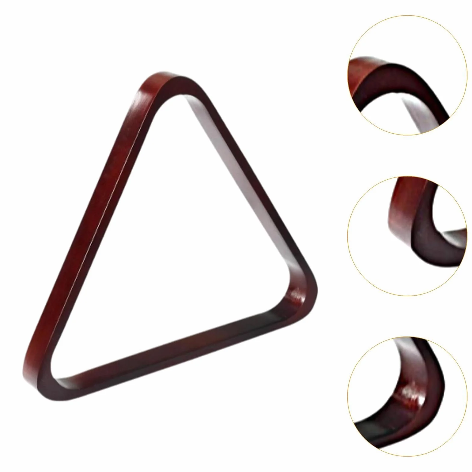 Triangolo per Biliardo in Legno con Supporto per Palle