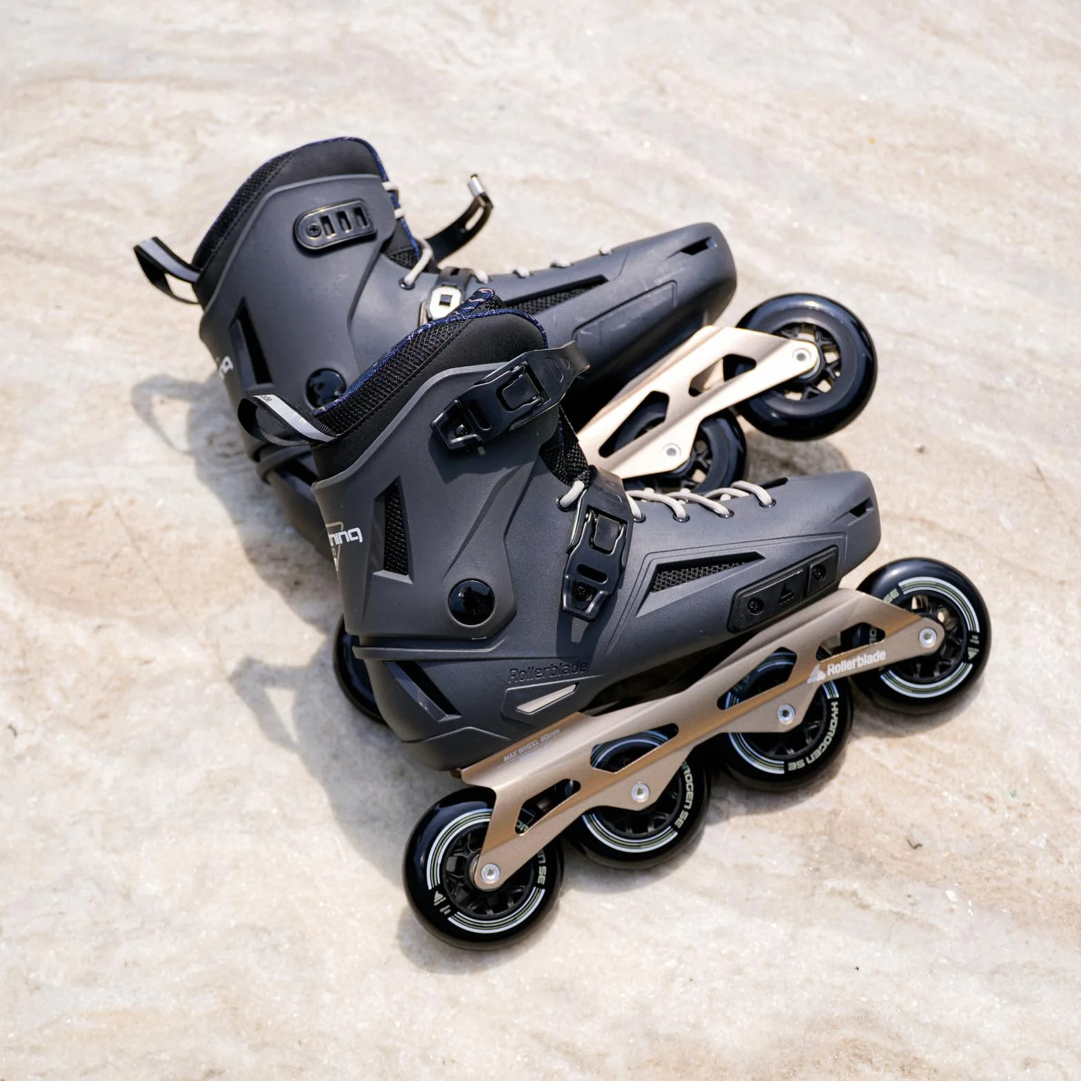 Rollerblade LIGHTNING 90, Pattini in linea Uomo, antracite/tortora