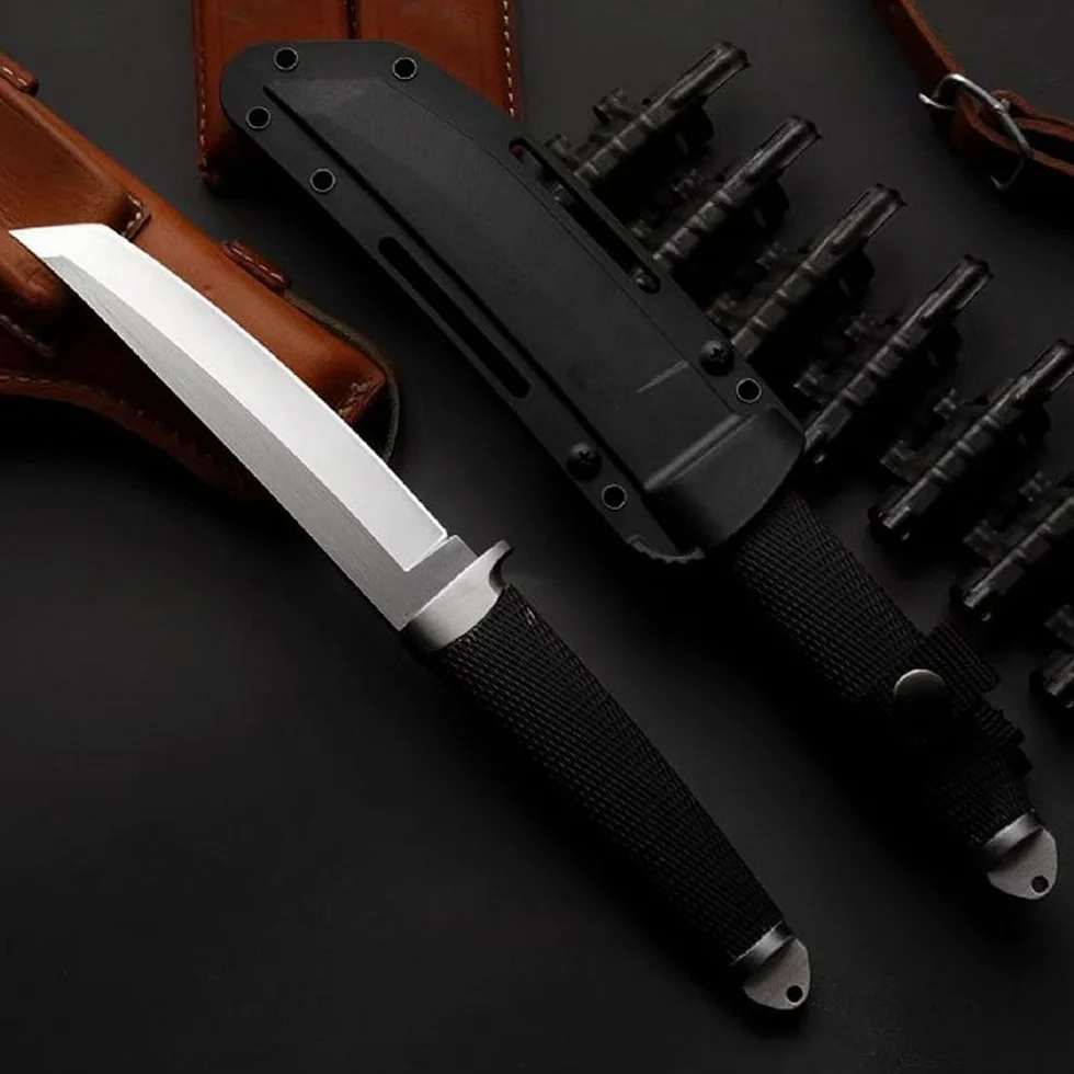 Generico TEERMA TR1 Forgiatura integrata fixed blade Coltello multiuso, Utilizzato principalmente per campeggio, caccia, pesca, esplorazione della giungla, escursionismo