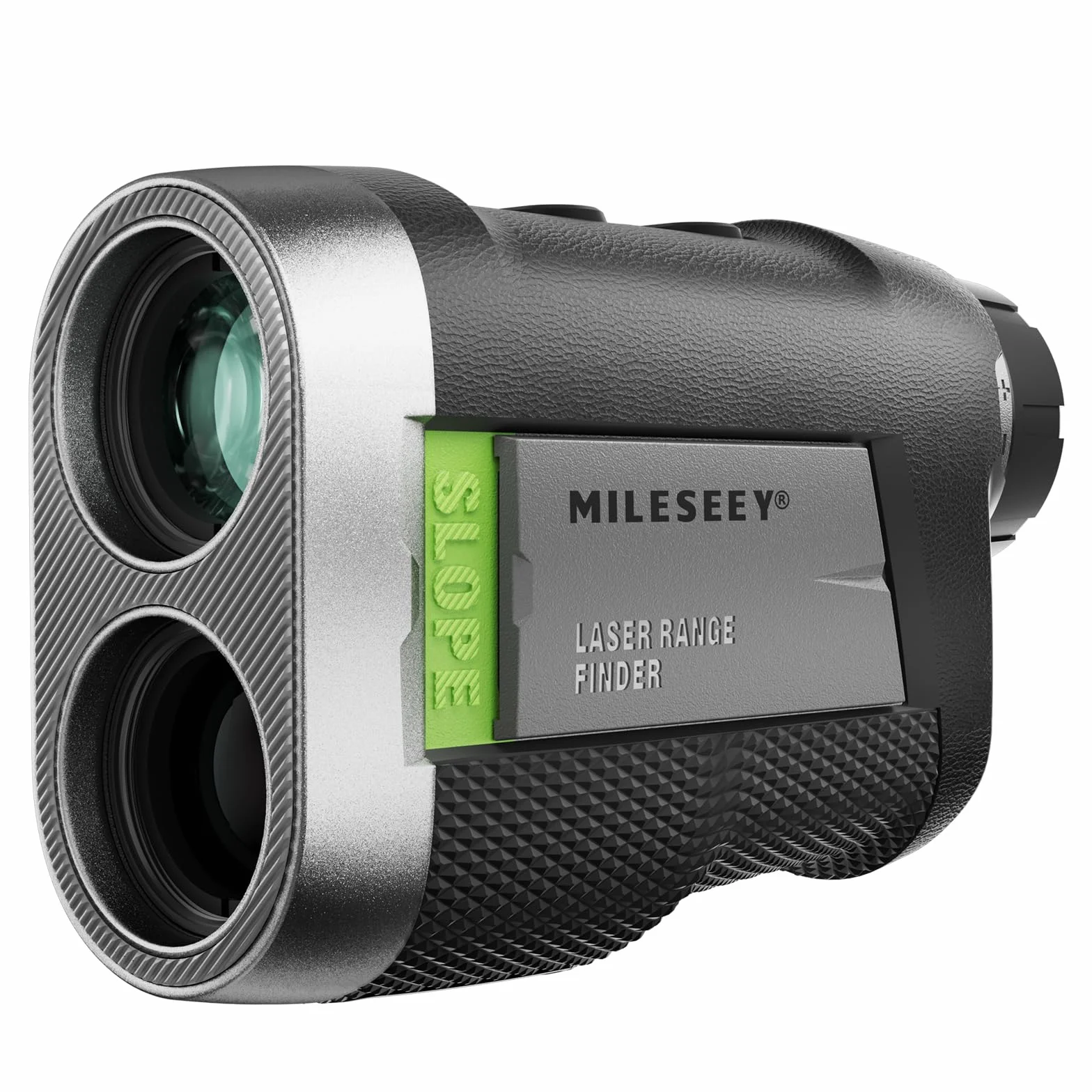 MiLESEEY Telemetro Golf Ricaricabile con Interruttore Slope On/Off, Telemetro Laser Magnetico 1000M Blocco Bandiera Vibrazione per Carrello da, ±0,5M Precisione