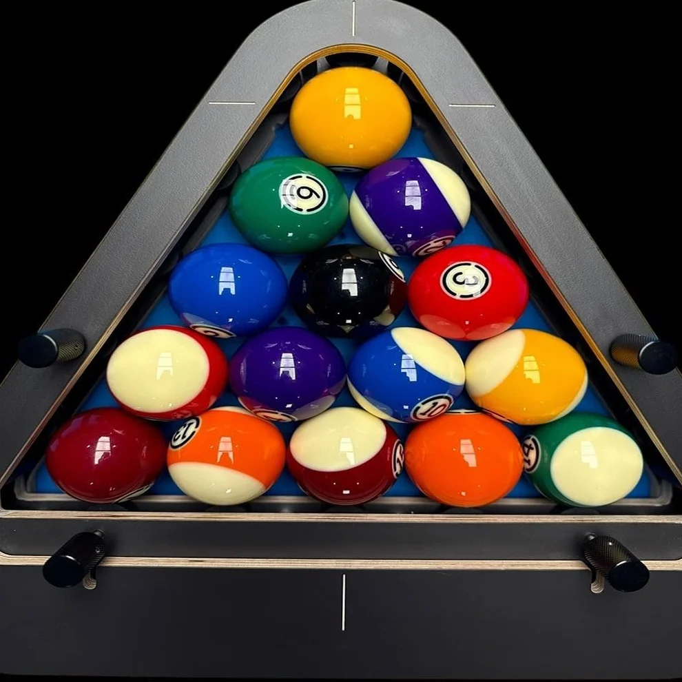 Bitman-Rack 9-Ball PRO Sistema di Rack per Biliardo di Precisione Legno Massello 8-Ball/9-Ball