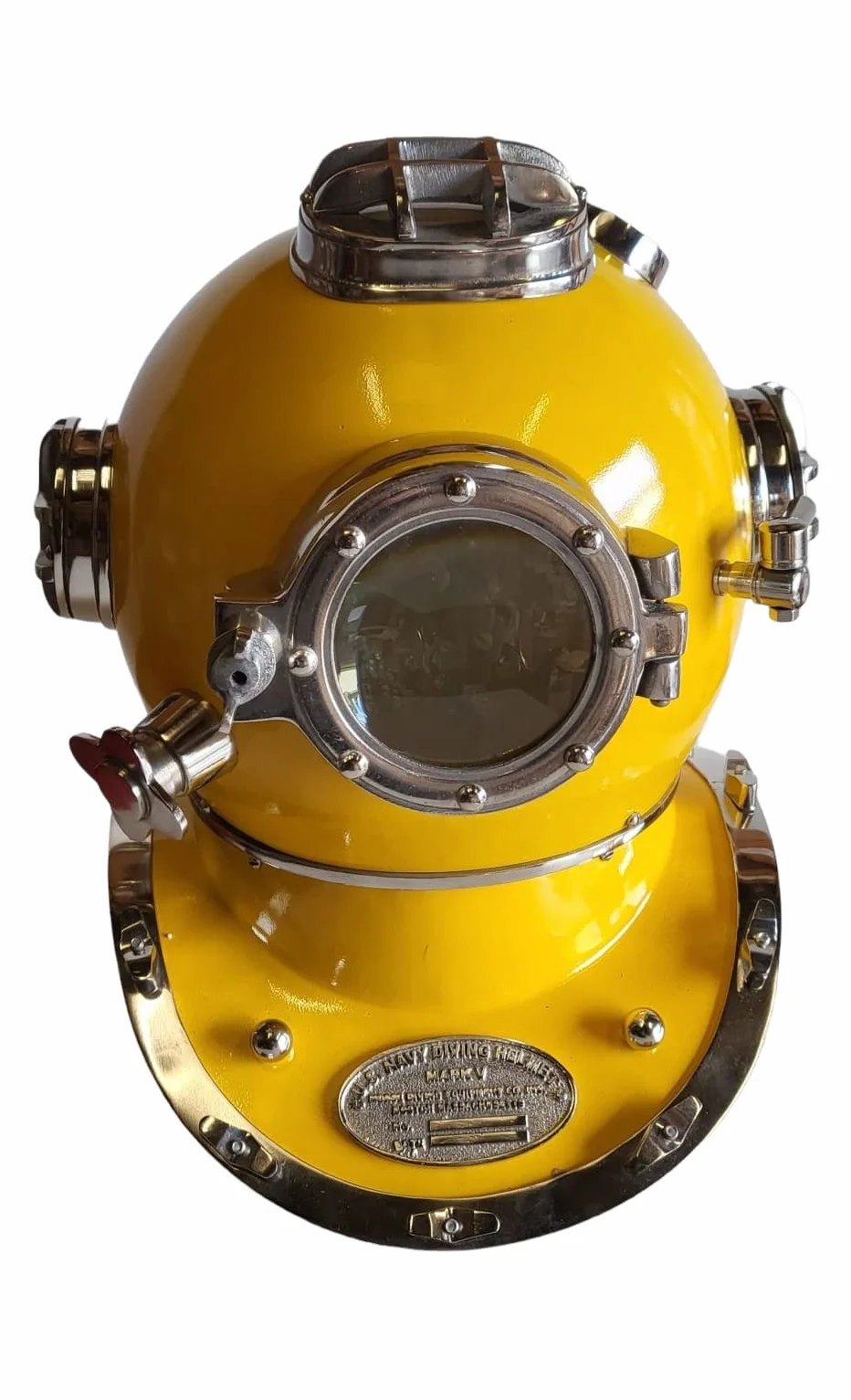 Casco da immersione in ottone massiccio vintage per ufficio casa