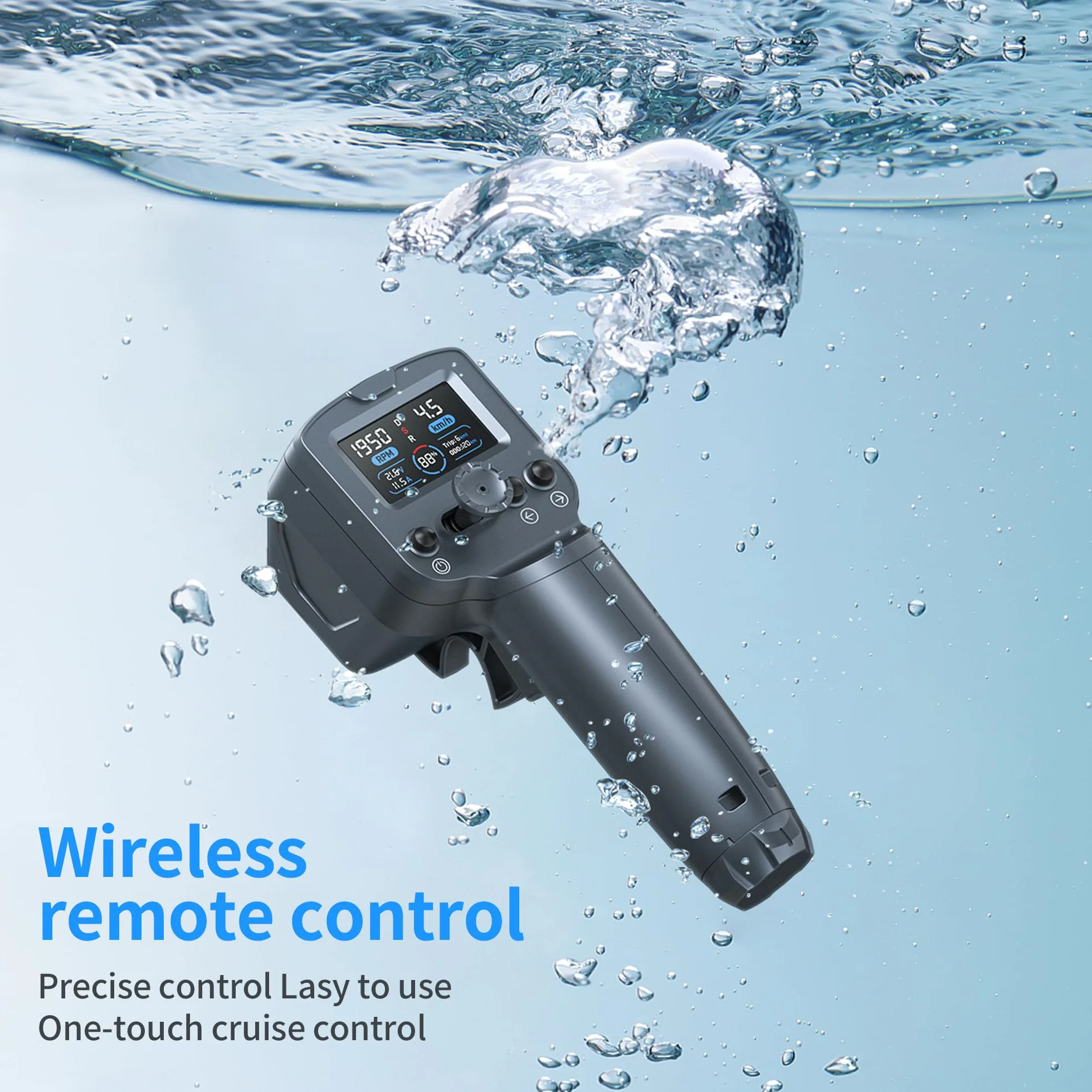 Tedgix K4C 400W Brushless Subacqueo Motore SUP Kayak con Batteria B4 Telecomando Cruise Control