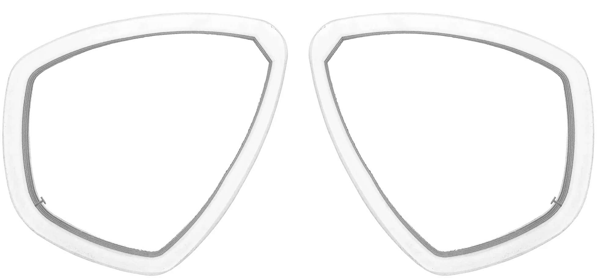 Cressi Lens Focus - Lente Graduata per Maschera Subacquea Focus, Trasparente, Adulto Unisex