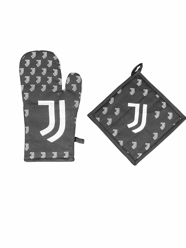 Hermet Juventus F.C. Guanto Forno Presina Cucina Set Barbecue Prodotto Ufficiale 5260 100 J001