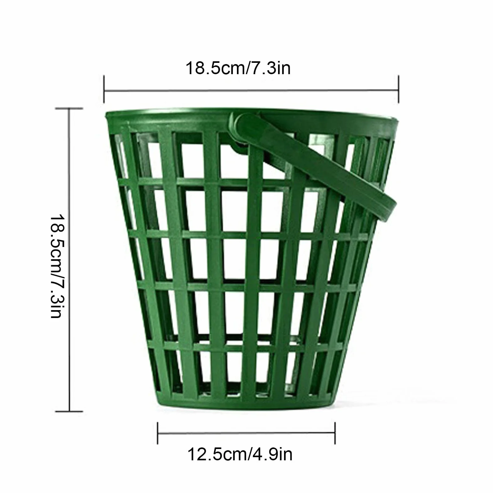 Cestino per palline da golf 50 palline resistente leggero per club balcone ufficio