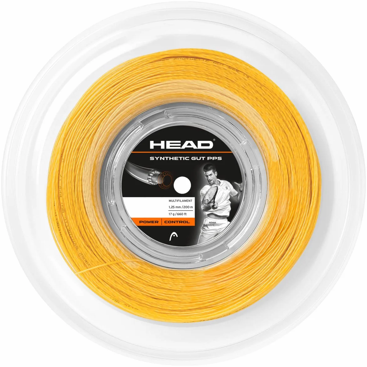 HEAD Perfectpower Multifilo Core & Wrap Corda da Squash Matassa 110m