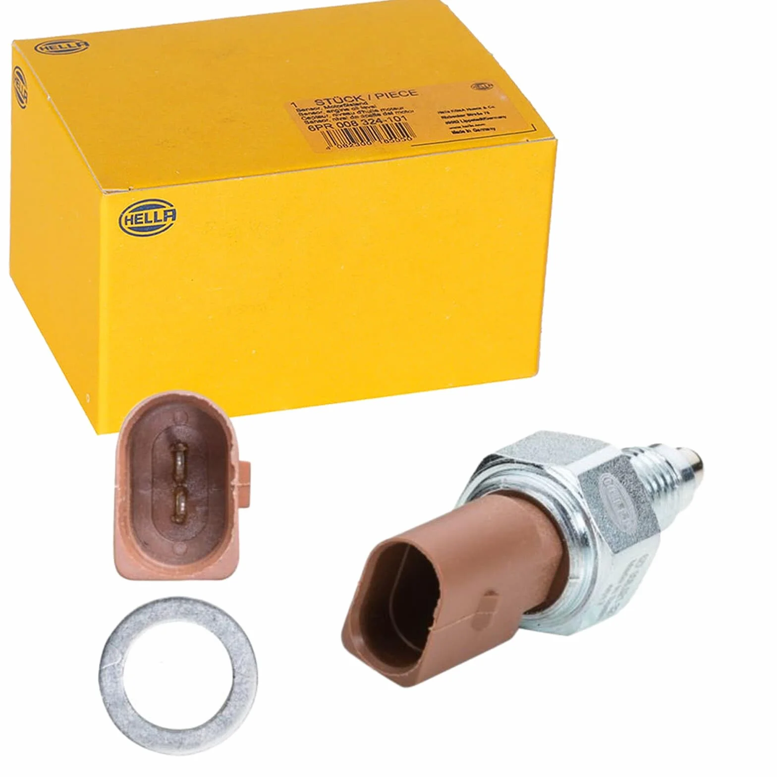 HELLA 6ZF 008 621-321 Interruttore Luce di retromarcia 12V 2 poli avvitato Contatto di chiusura elettrico