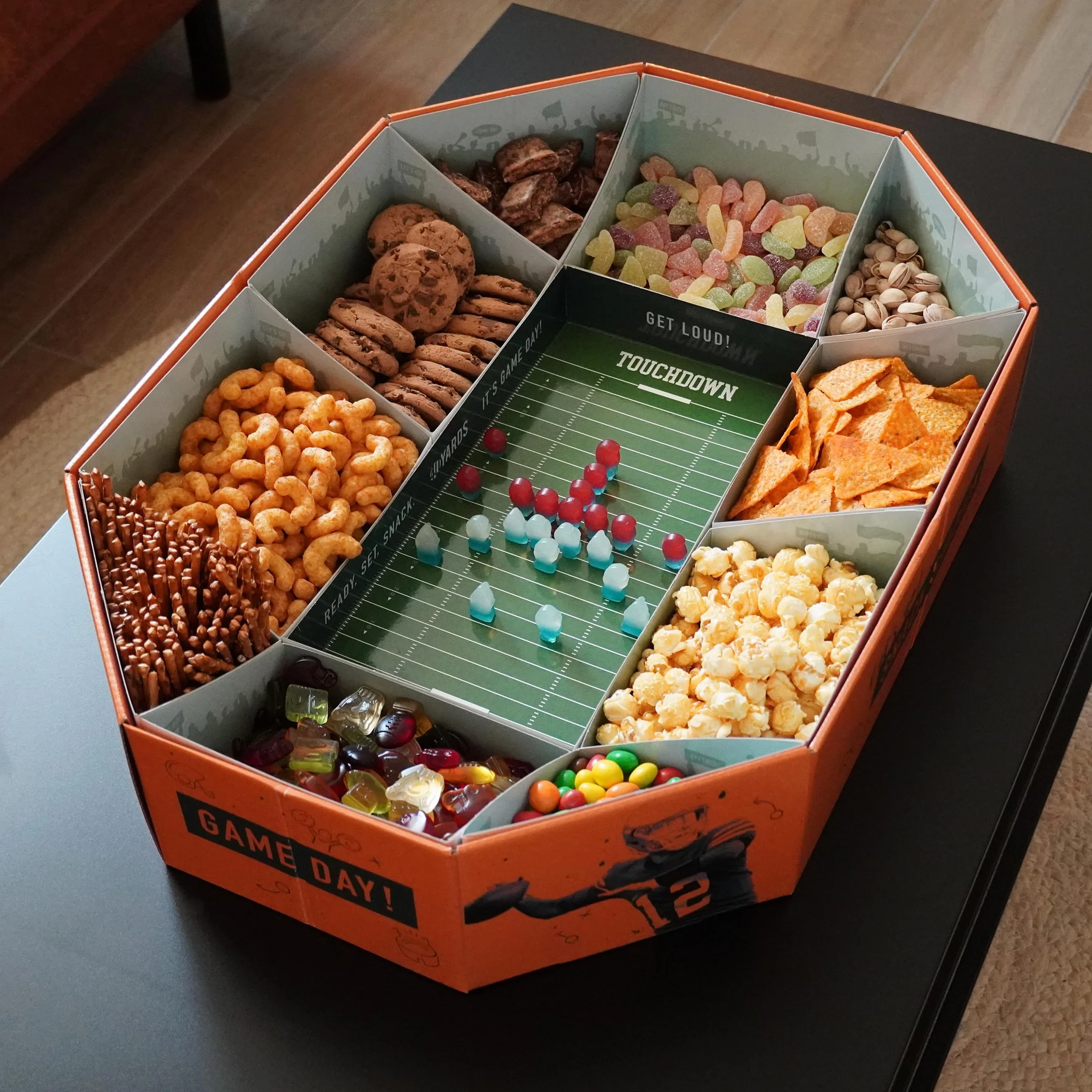 Snack Stadium da Football Americano Grande XXL 61 x 43 cm Decorazione Regalo Riutilizzabile