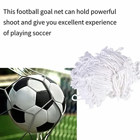 Rete da Calcio in Fibra di Polipropilene 4x2 + 3x2 m - Attrezzatura per Allenamento Sport