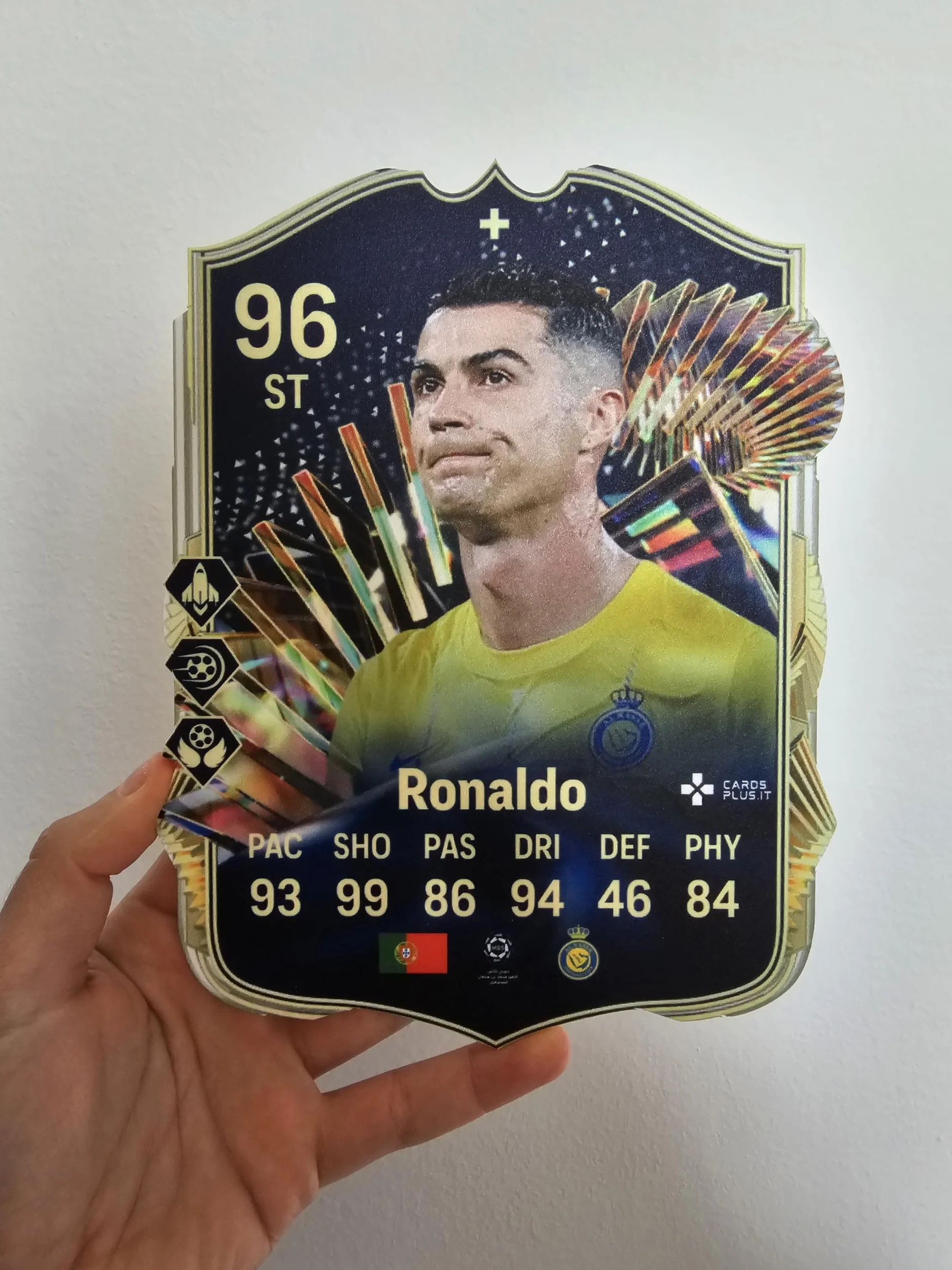 Carta FUT Cristiano Ronaldo TOTS 96 EA FC 24 Ultimate Team