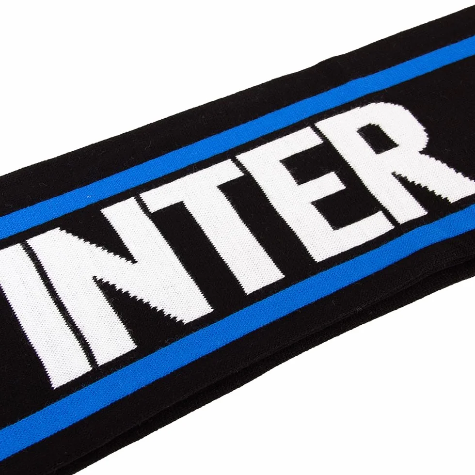 Inter Scarf Acrylic Sciarpa Taper Collection Unisex Adulto Nero One Size