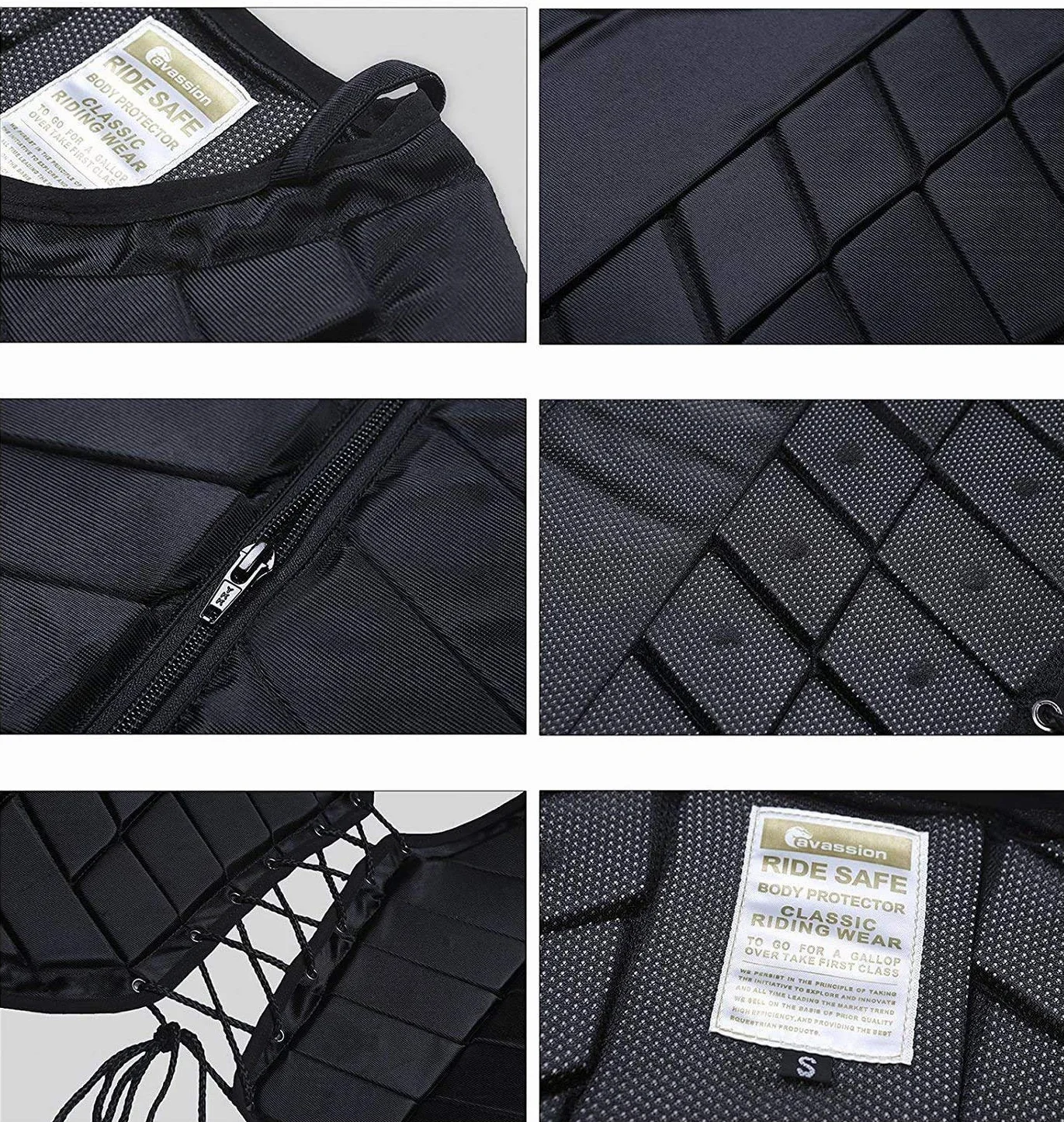 TentHome Gilet da equitazione professionale in EVA imbottito gilet di sicurezza gilet di protezione per sport equestri per bambini e adulti