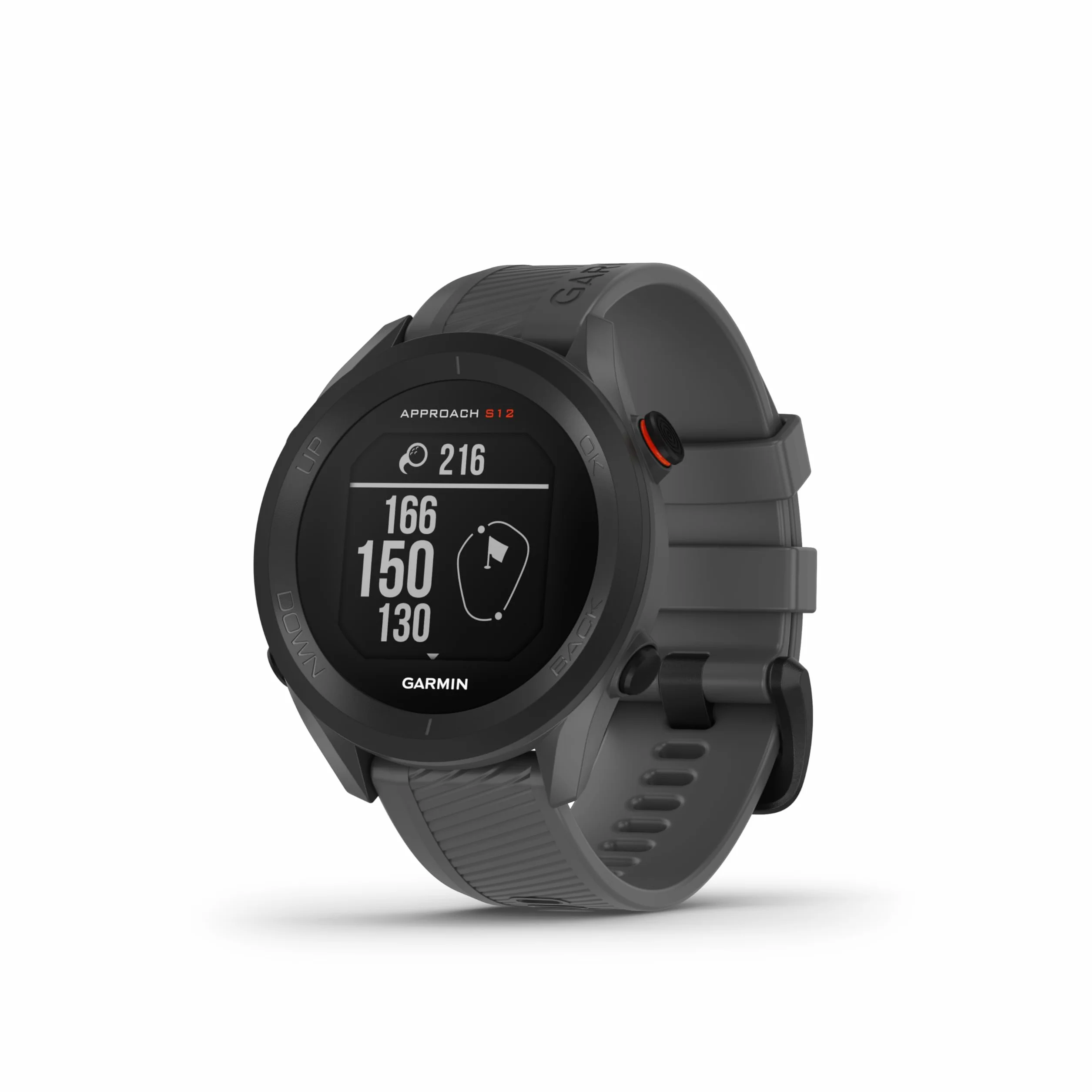 Garmin Approach S12 Slate Gray Orologio GPS per il golf 42.000+ campi internazionali