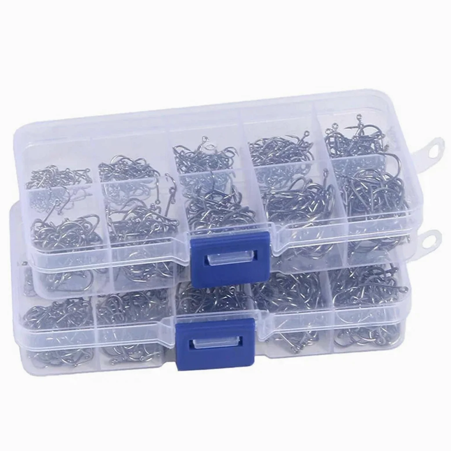 Ami da Pesca Amo da Pesca affilato in Acciaio al Carbonio con spinato3-12Specifiche multiple50-1600Set di Esche for Il Mare