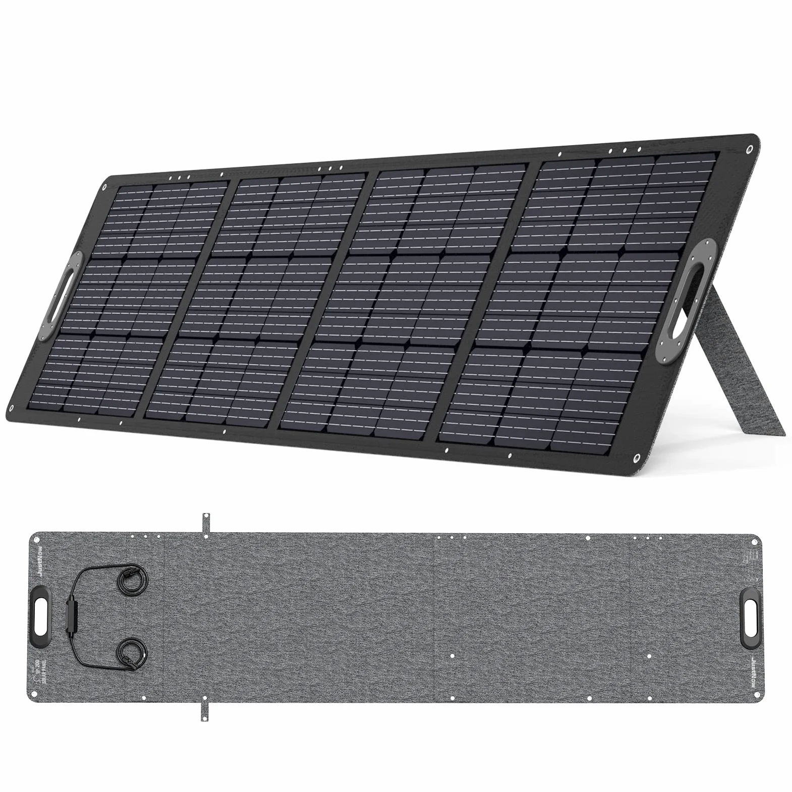 JustNow Pannello solare pieghevole da 200W, pannello solare portatile, modulo solare, pieghevole, per PowerStation Generetion, campeggio, giardino, balcone, roulotte