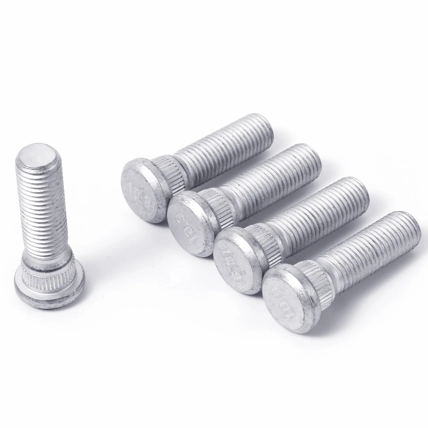 5pz M12x1,5 Prigionieri Ruota, Lunghezza 48mm Bulloni con Alette in Acciaio Prigionieri per Pneumatici Accessori per Auto Compatibili con Toyota Adatto per Chevrolet per la Serie Lexus