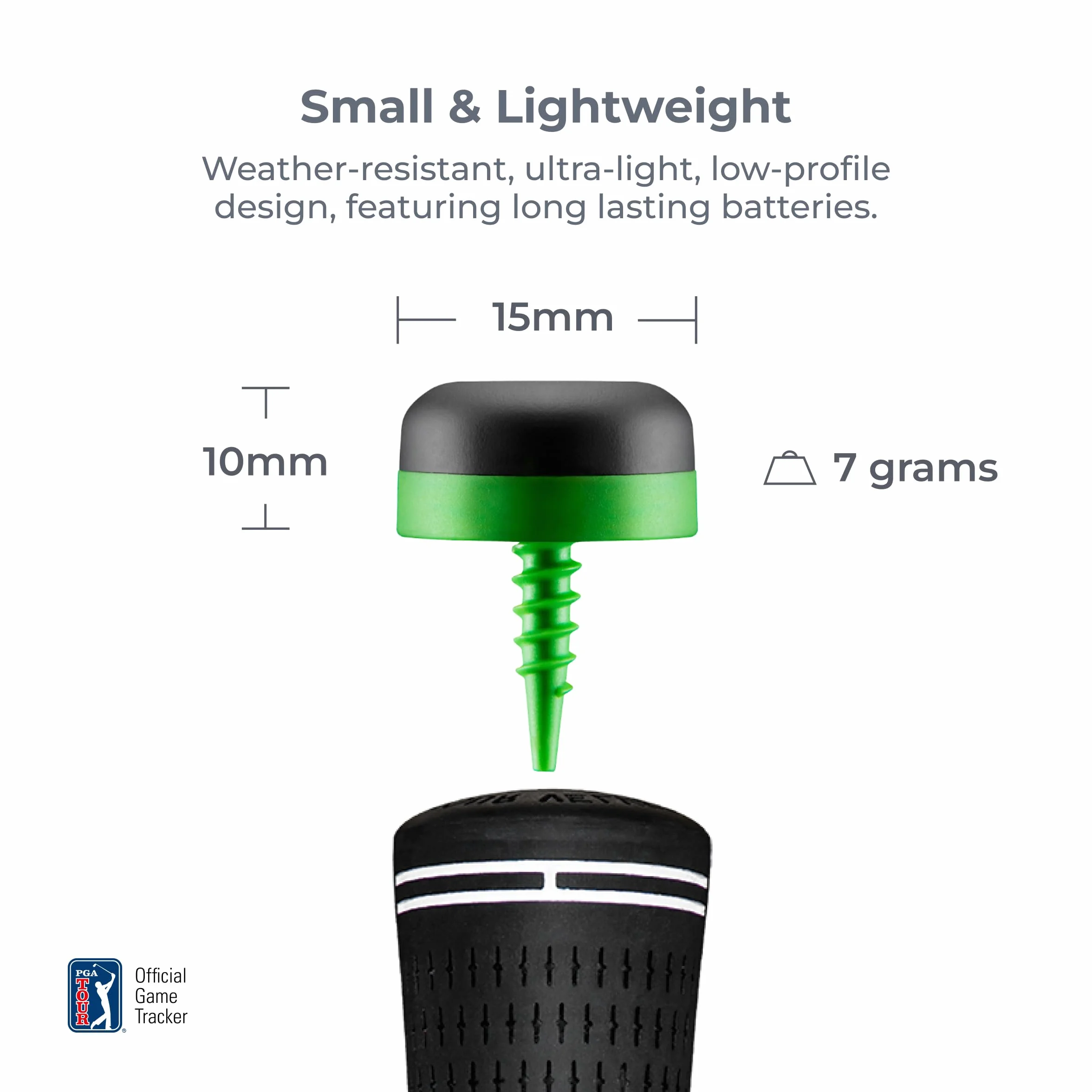 Arccos Sensori intelligenti Gen 4 Smoke: Sistema monitoraggio golf telemetro GPS AI Smart Club