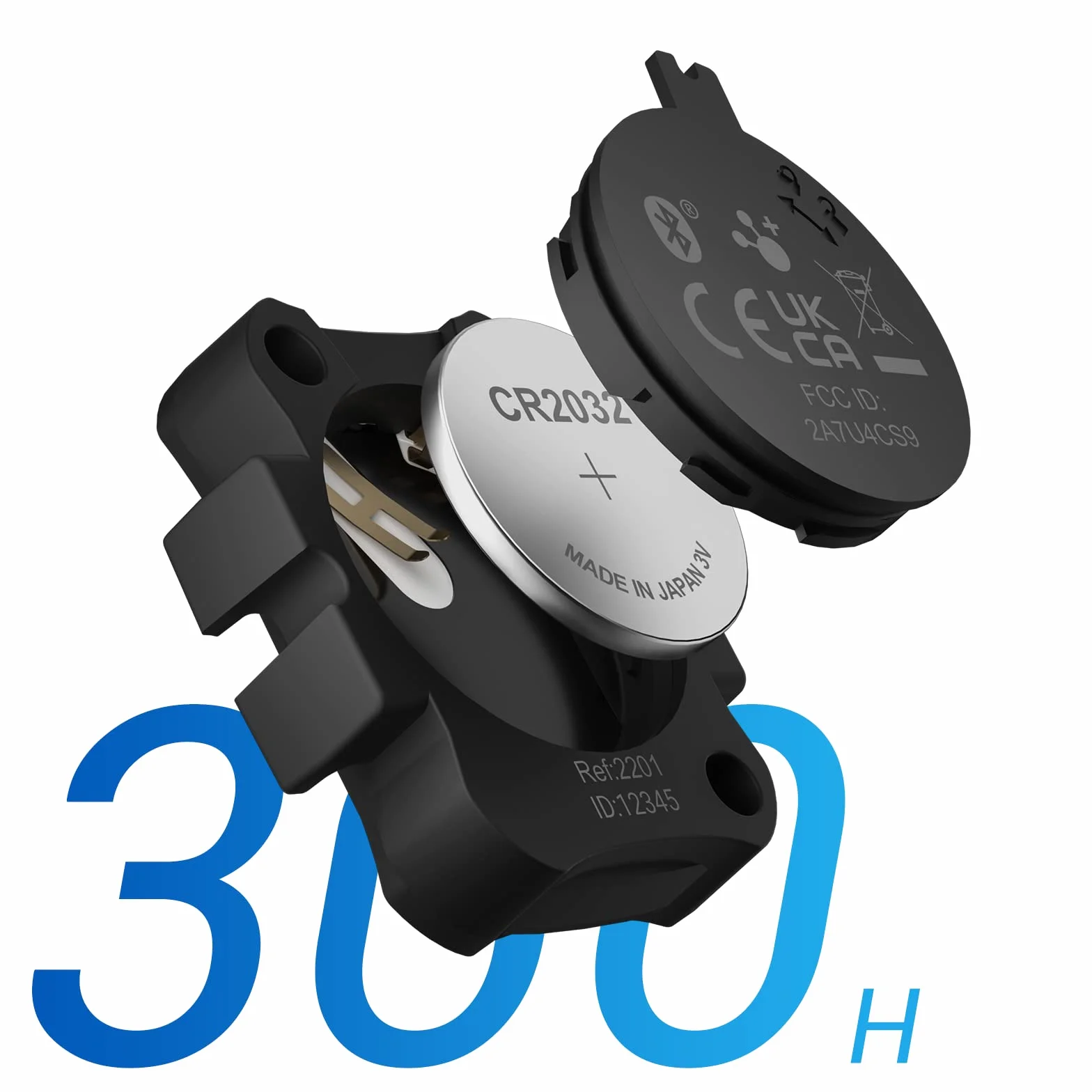 Moofit CS9 Sensore di cadenza/velocità per ciclismo Bluetooth/ANT+ IP67 impermeabile compatibile Wahoo Zwift Rouvy Peloton CoospoRide