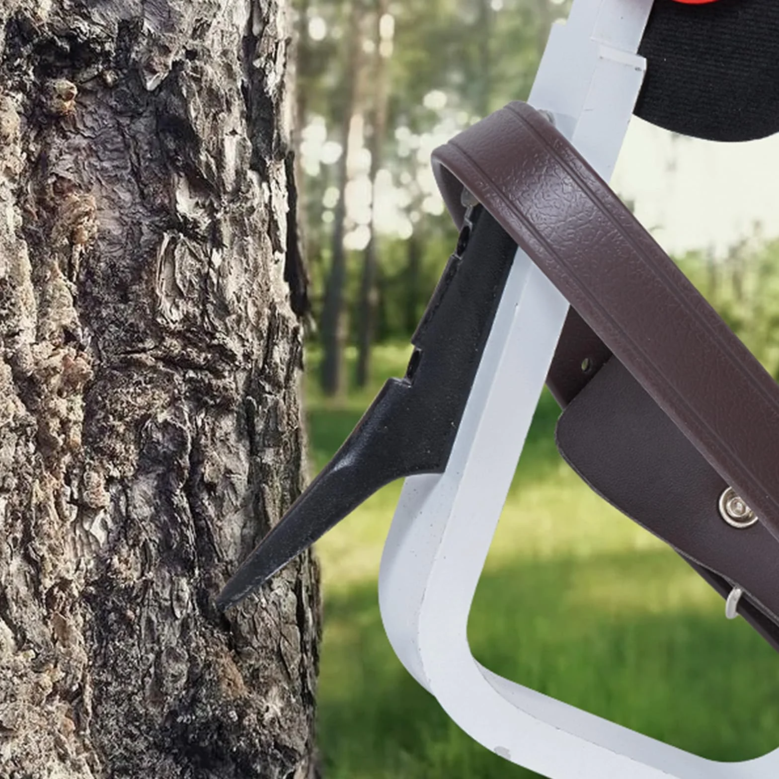 VEVOR 1 paio di punte per arrampicata su alberi regolabili, capacità di carico 158,8 kg, attrezzatura per arboricoltori
