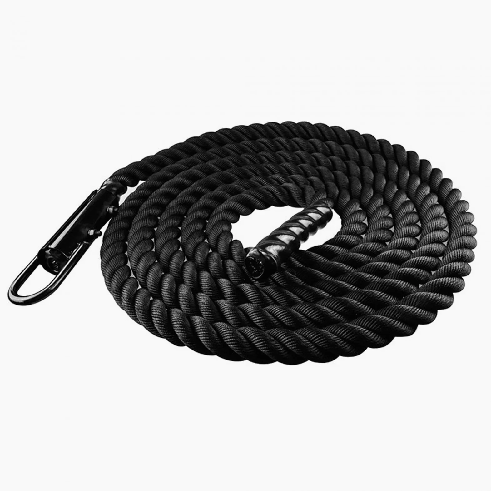 Corda da Allenamento, Corda Resistente per Studenti, Corda per Saltare con Moschettone E Gancio per Allenamento, 38 mm x 4,5 m