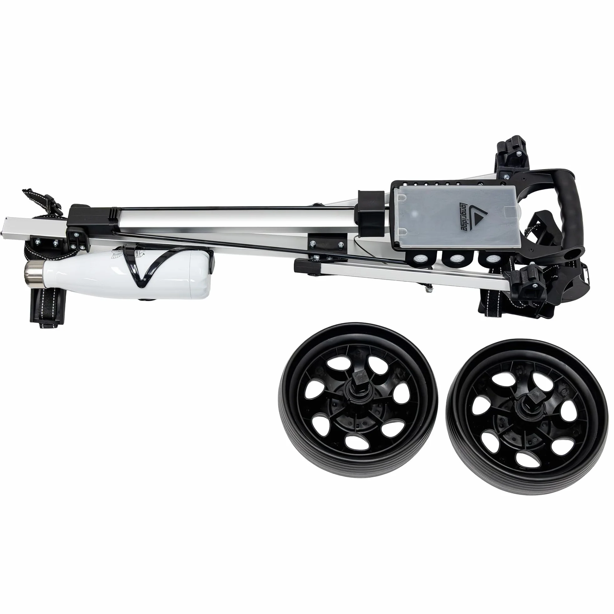 Longridge Alu Lite Carrello da golf a due ruote Argento