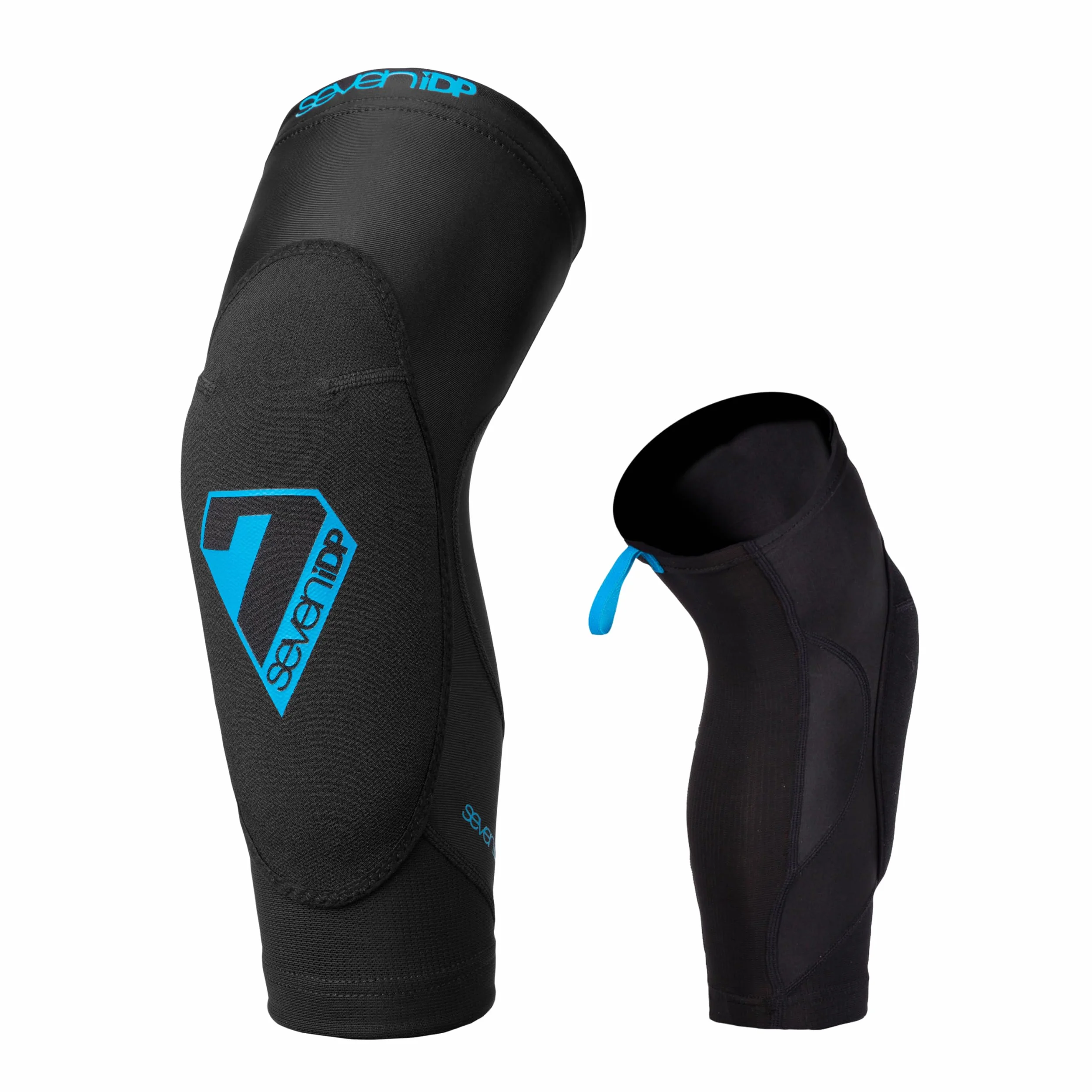 7iDP Transition Ginocchiere Leggere Protettive MTB Enduro Trail Nero Blu