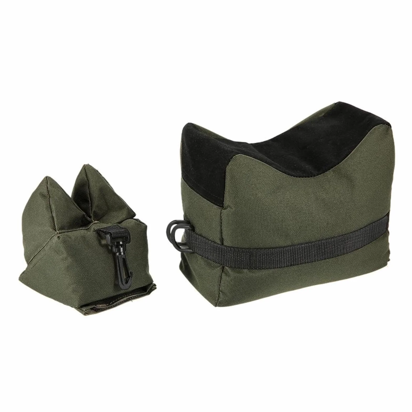 Supporto per Fucile a Sacco di Sabbia 2PCS – Appoggio Anteriore e Posteriore, 600d Resistente, Antiscivolo, Non Riempito per Caccia e Poligono