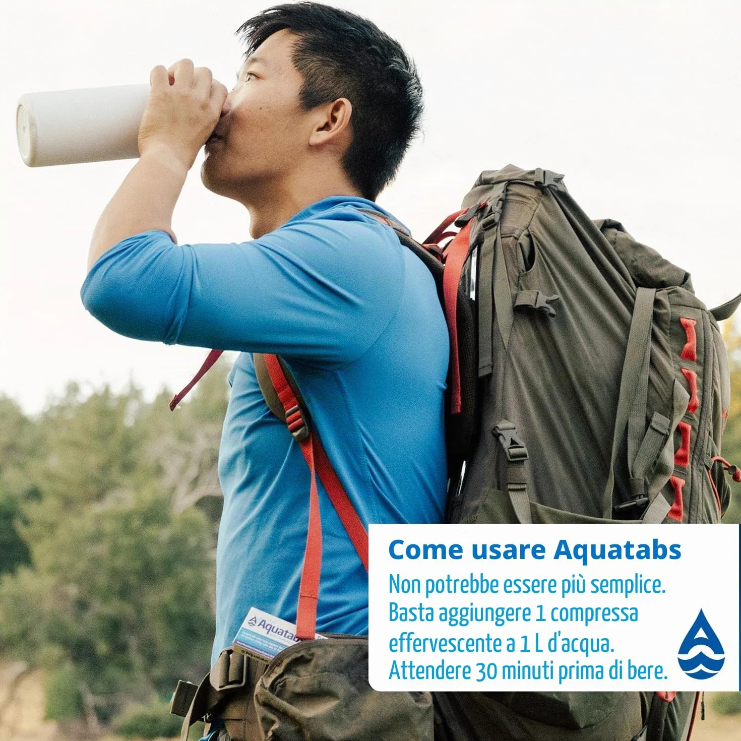 Martinez Albainox Aquatabs 50 Pastiglie Purificare Acqua Trekking