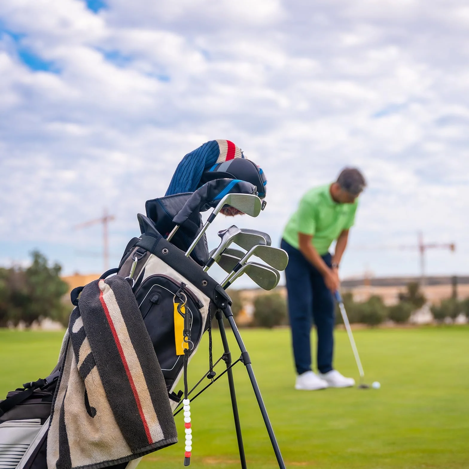 PATIKIL Golf Perline Punteggio Contatore 2pz con Clip Accessori