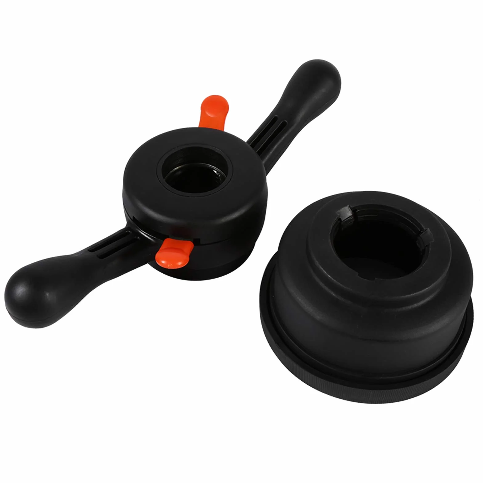 Estink Equilibratrice per Pneumatici, Bilanciatore Ruota Sgancio Rapido con Dado ad Alette in Plastica per Cambio Gomme Diametro Interno 40 mm