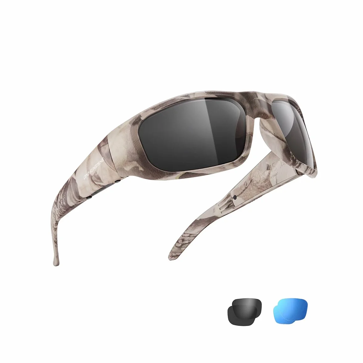 OhO sunshine Occhiali da sole audio wireless con lenti polarizzate UV400 unisex