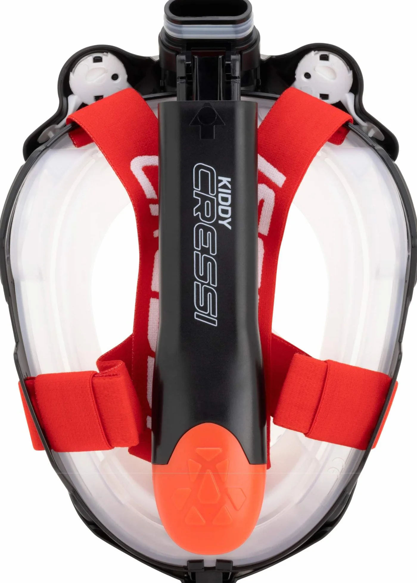 CRESSI Kiddy Kids Full Face Mask Maschera Integrale CO2 Sicuro Antiappannamento Snorkel Dry