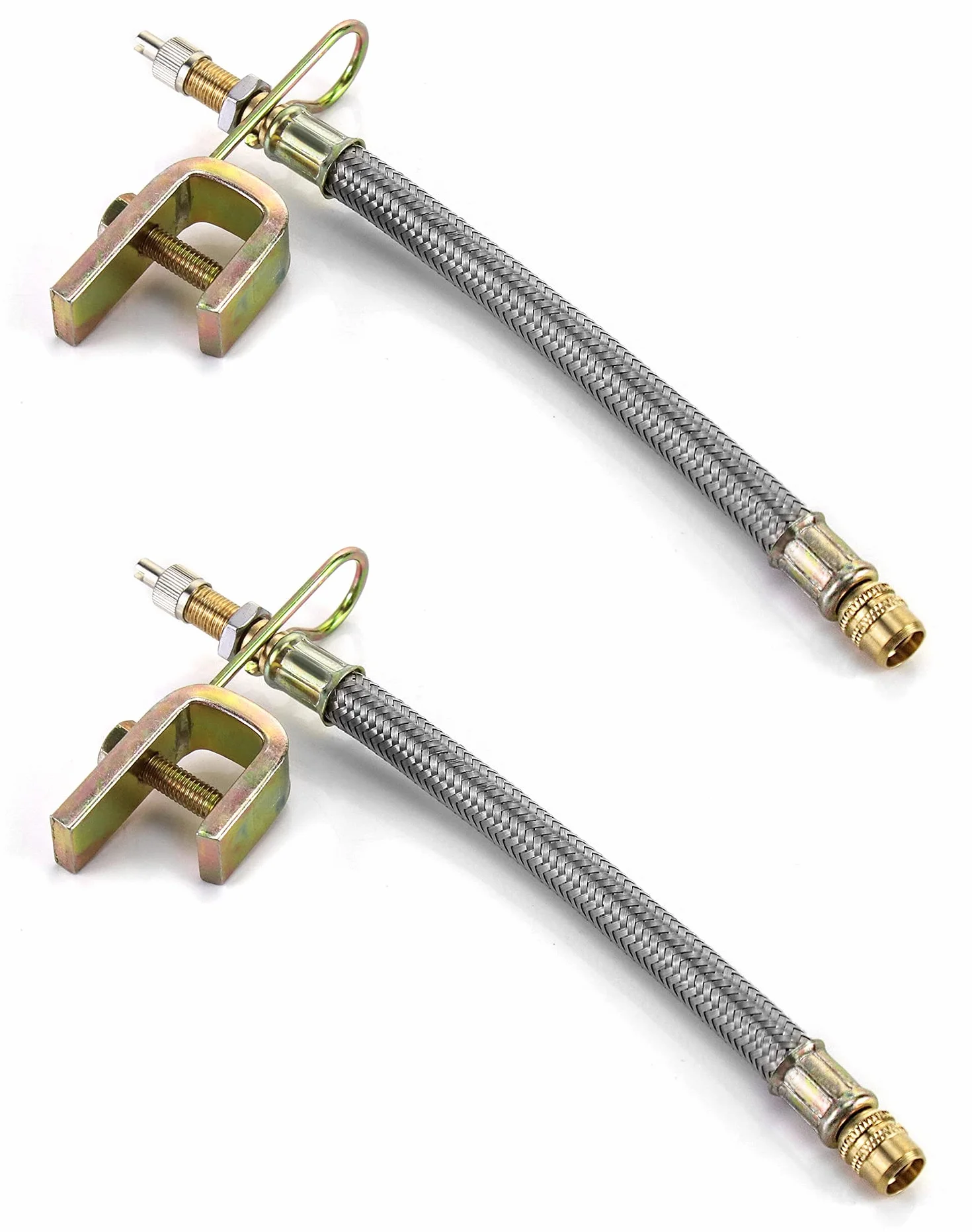 QWORK® 2 Pezzi 18cm Estensione Valvola Adattatore Ruota, Prolunga Valvola Pneumatici per Camion Bus RV Auto