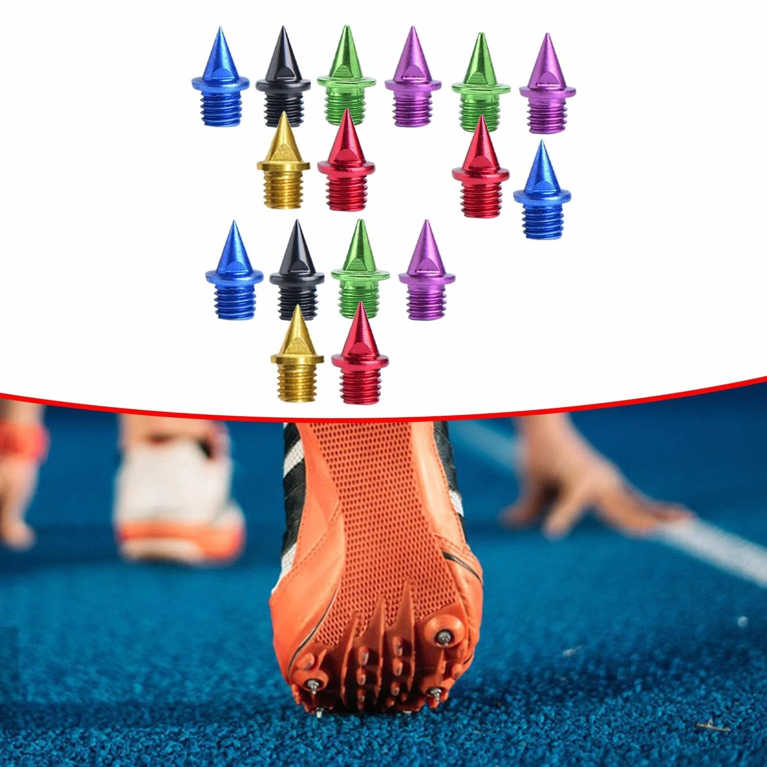 Perfeclan chiodi da corsa per scarpe da pista, chiodi di ricambio per competizione all'aperto