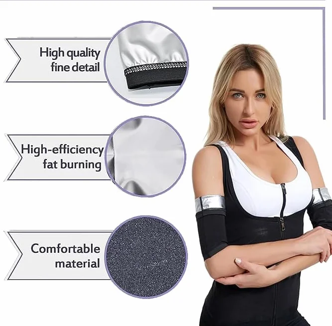 Fascia Braccia Dimagrante per Donna Brucia Grassi Sudorazione