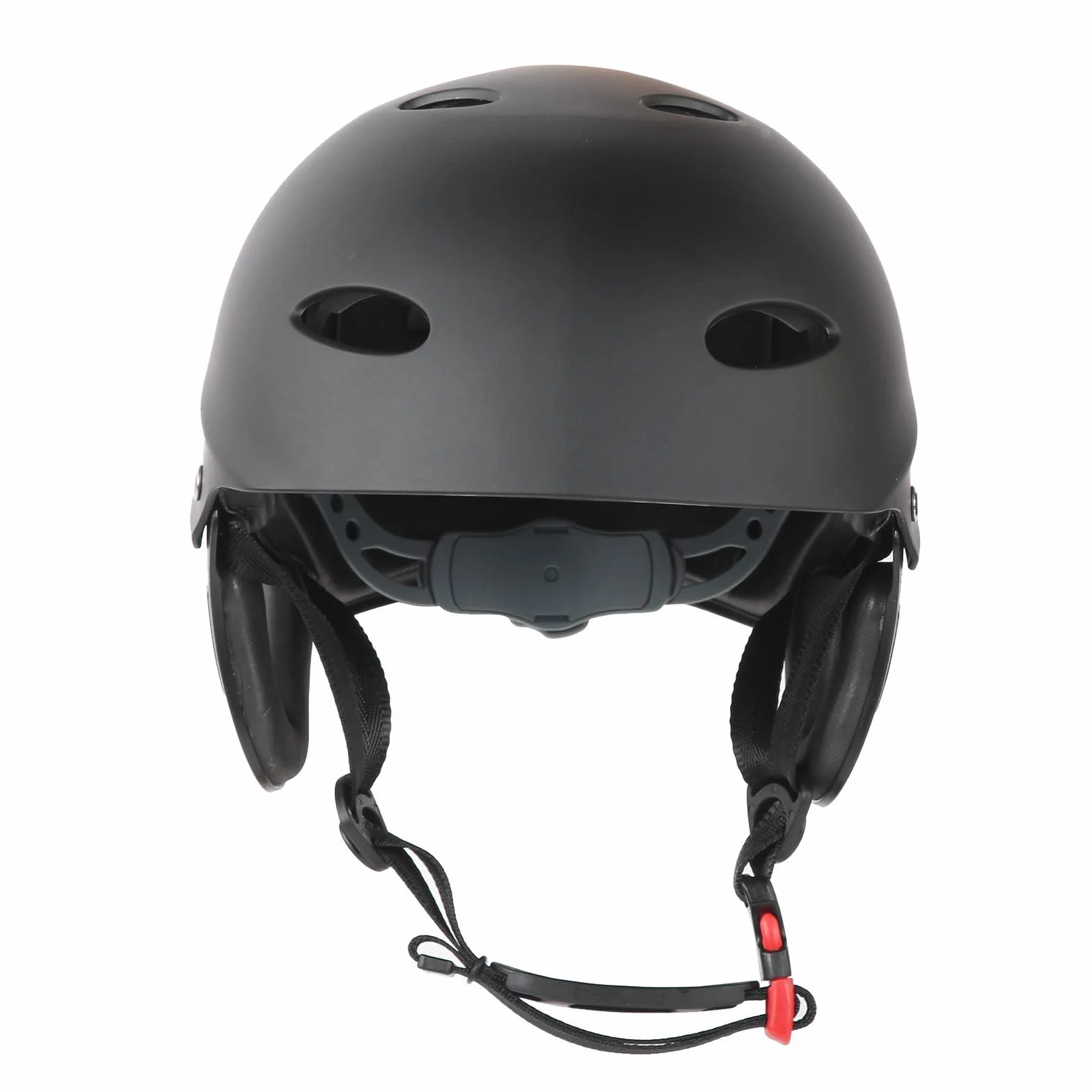 Casco Per Sport Acquatici Per Adulti, Caschi Per Adulti, Berretto di Sicurezza Ultraleggero Multisport Per Uomini E Donne Alpinismo Arrampicata E Drifting Fiume Nero Opaco