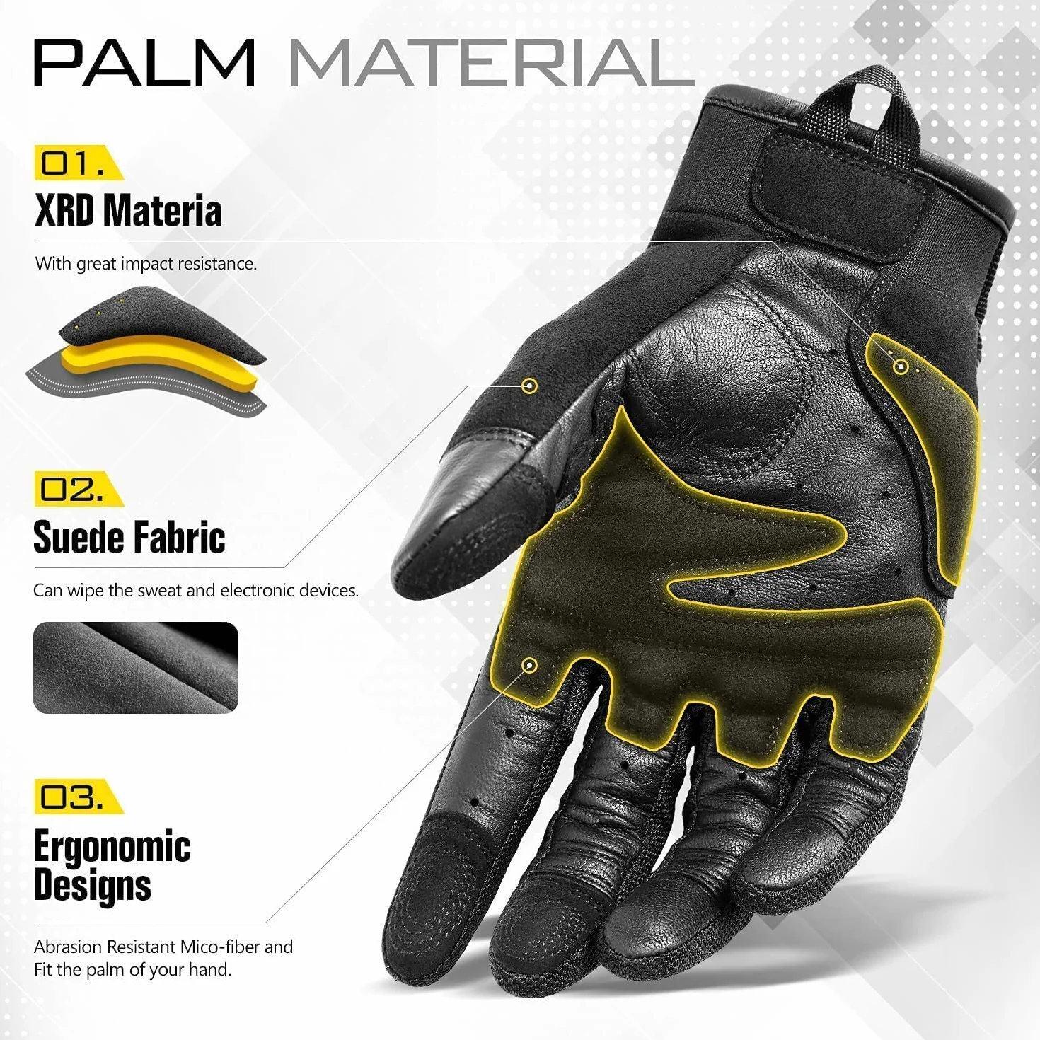 Zune Lotoo Guanti Tatticai Militari Vera Pelle Uomo Guanti Moto Touch Screen Guanti Softair Sportivi per Guanti Paintball Caccia Escursionismo Motocross Bici Ciclismo Da Lavoro
