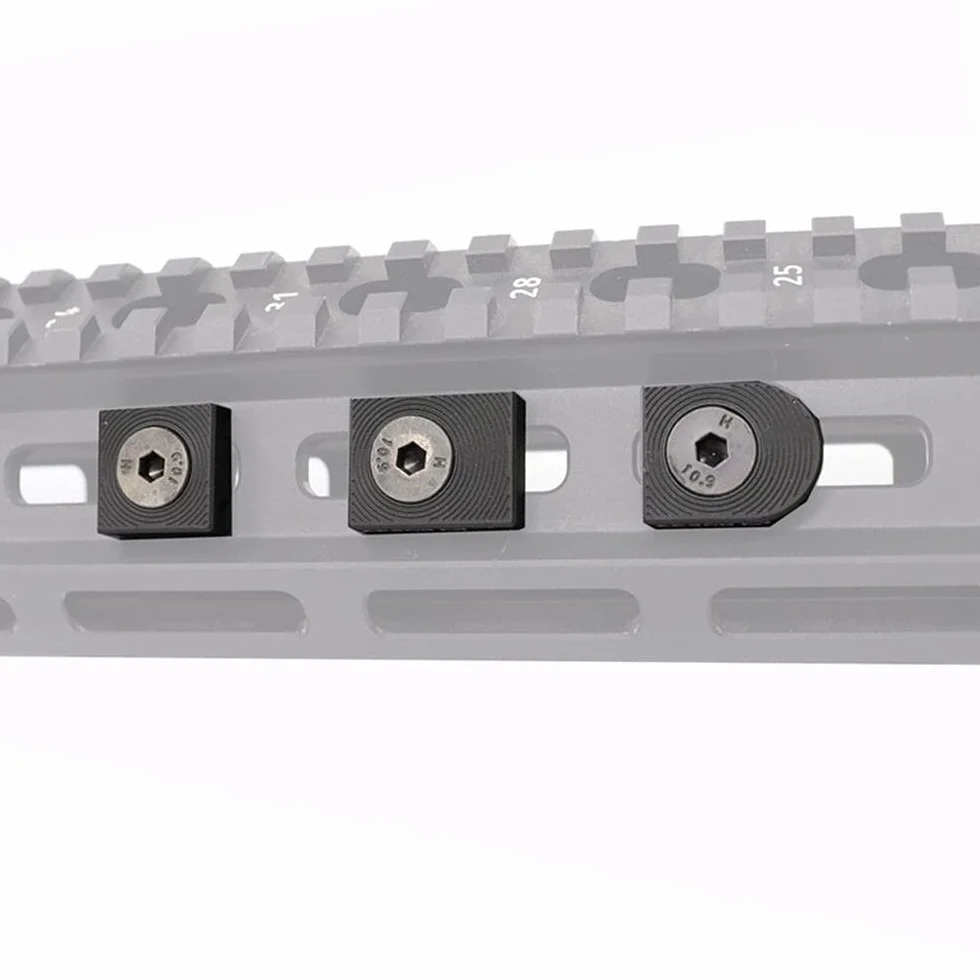 Mlok Compatible Metal Rail Cover Cable Clip Modular Management System 3PCS