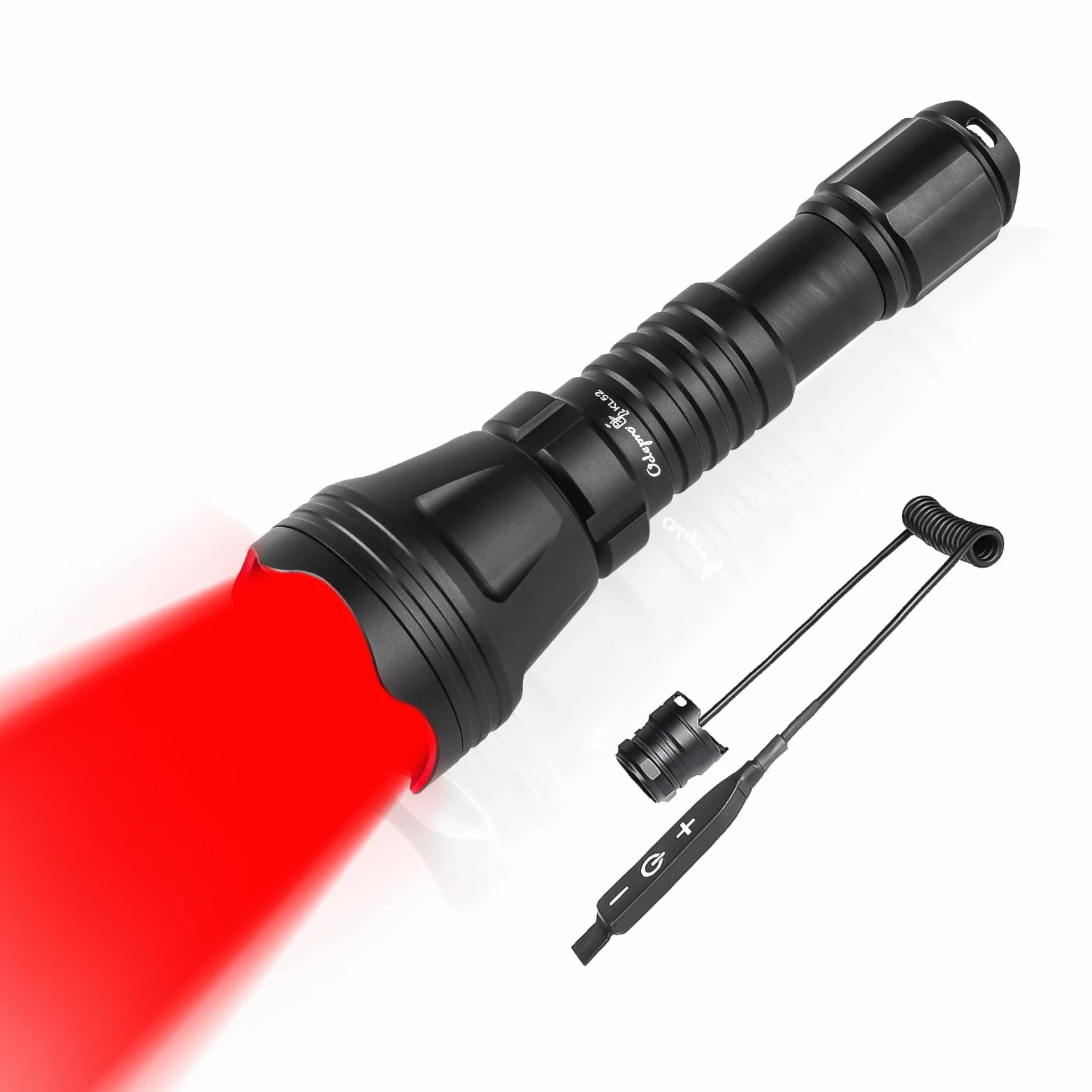 KL52 Zoomable Caccia Torcia Coyote Rosso Luce Focus Regolabile Predator Varmint Luci con Stepless Dimming Pressostato