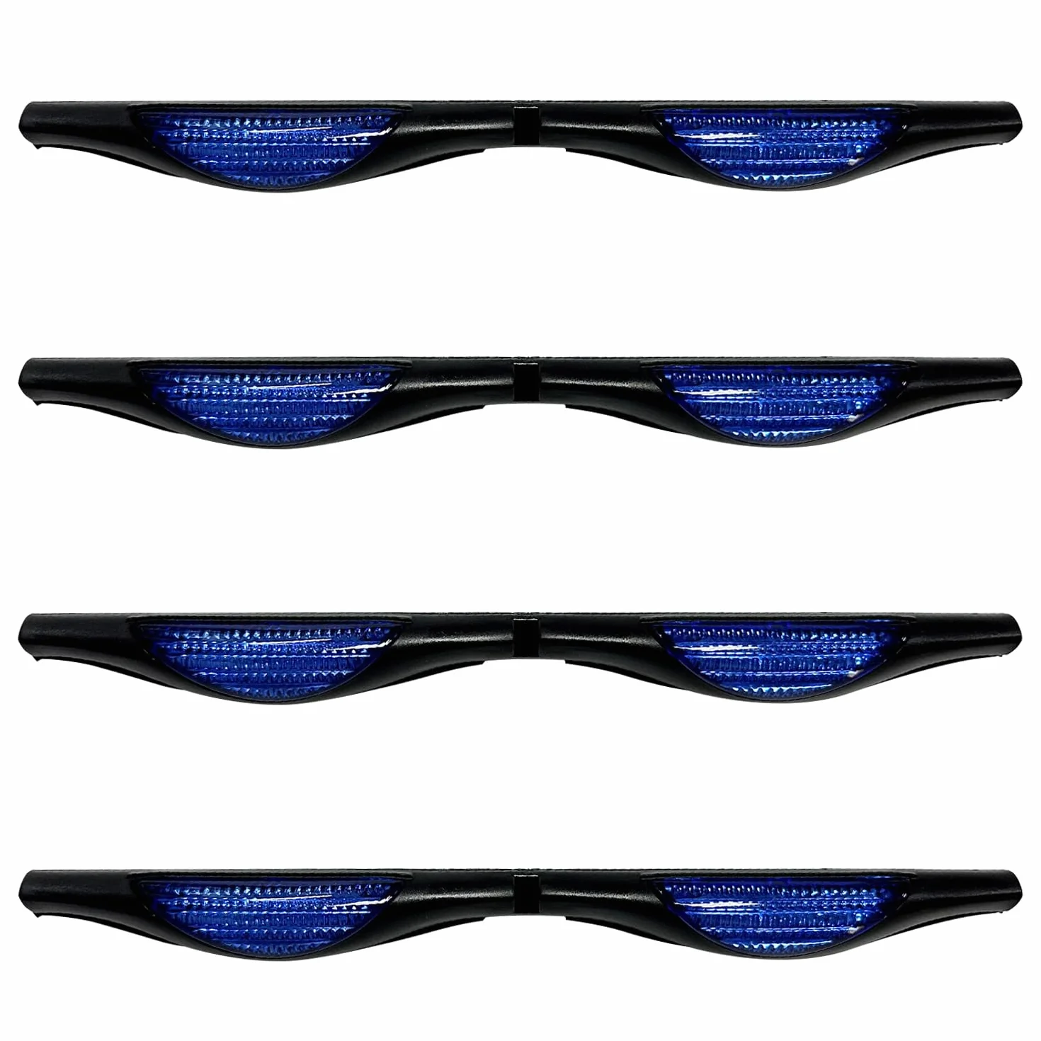 4 pezzi di protezione per bordi delle portiere auto blu, protezione per bordi auto, barra di protezione per porta auto, protezione per porta auto